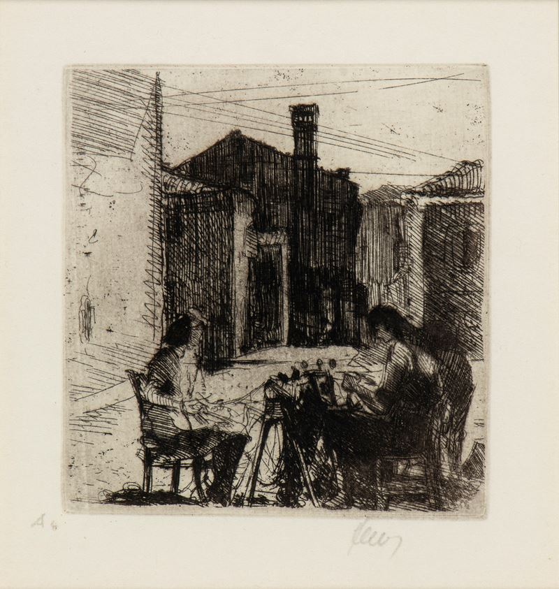 Virgilio Tramontin - Caorle. Lavoro alle Reti