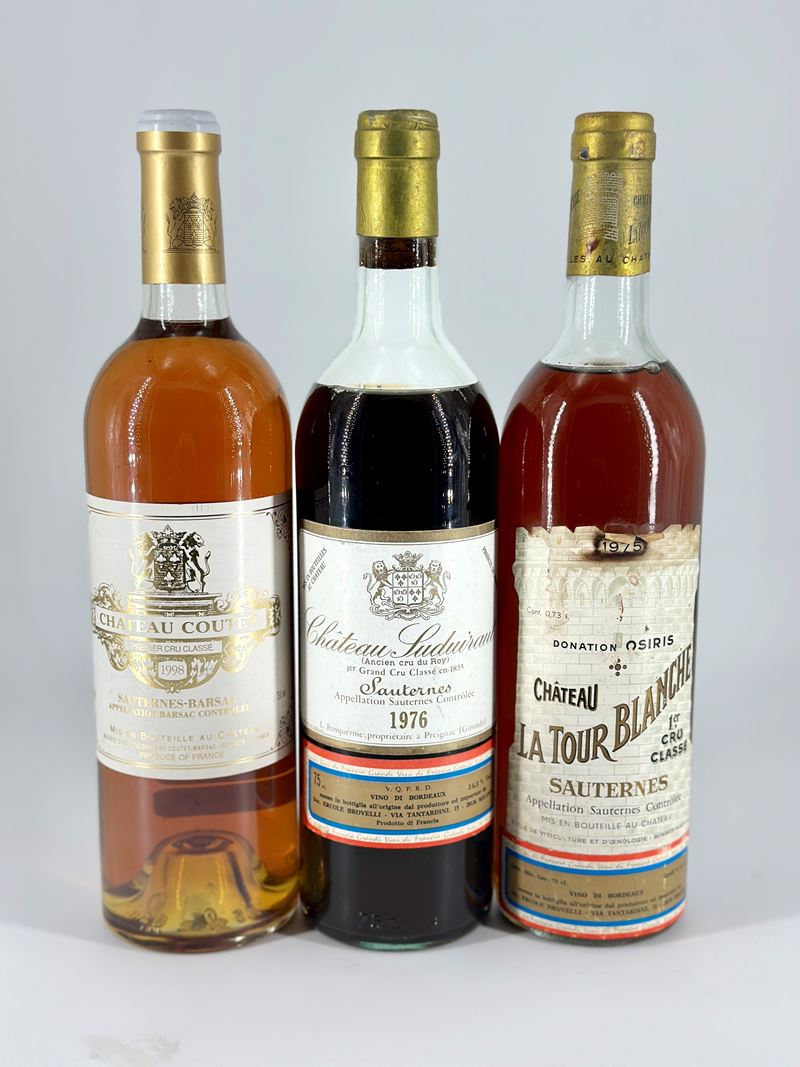 Château Coutet - Château Suduiraut Sauternes - Château La Tour Blanche Sauternes