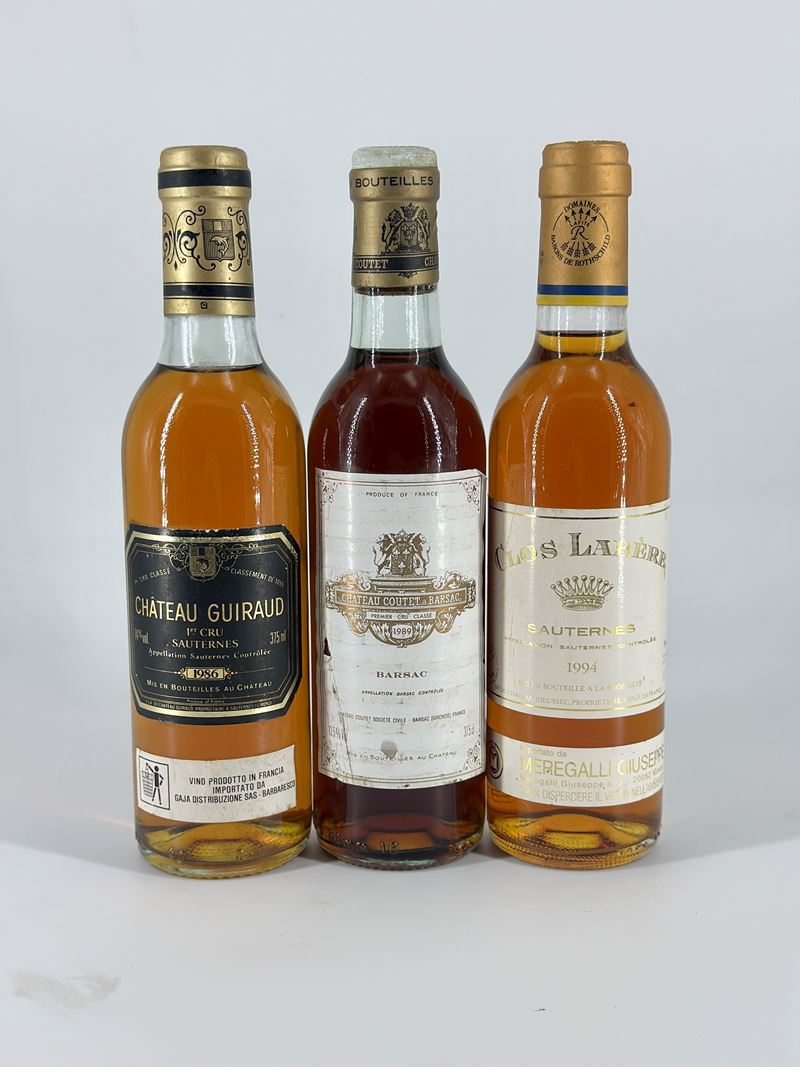 Château Guiraud Sauternes - Château Coutet à Barsac - Clos Labère Sauternes
