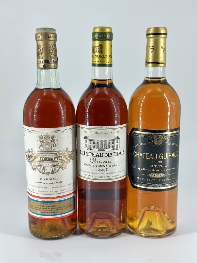 Château Coutet à Barsac - Château Nairac Barsac - Château Guiraud Sauternes