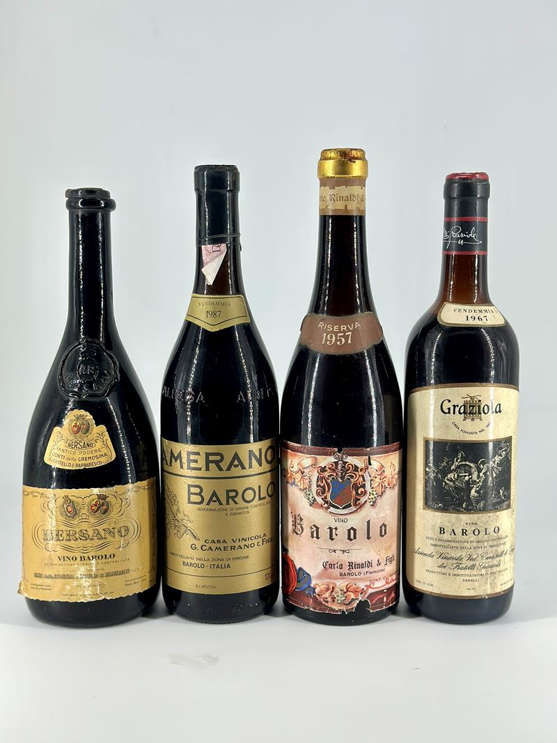 Selezione Barolo, Bersano - Camerano - Rinaldi - Graziola