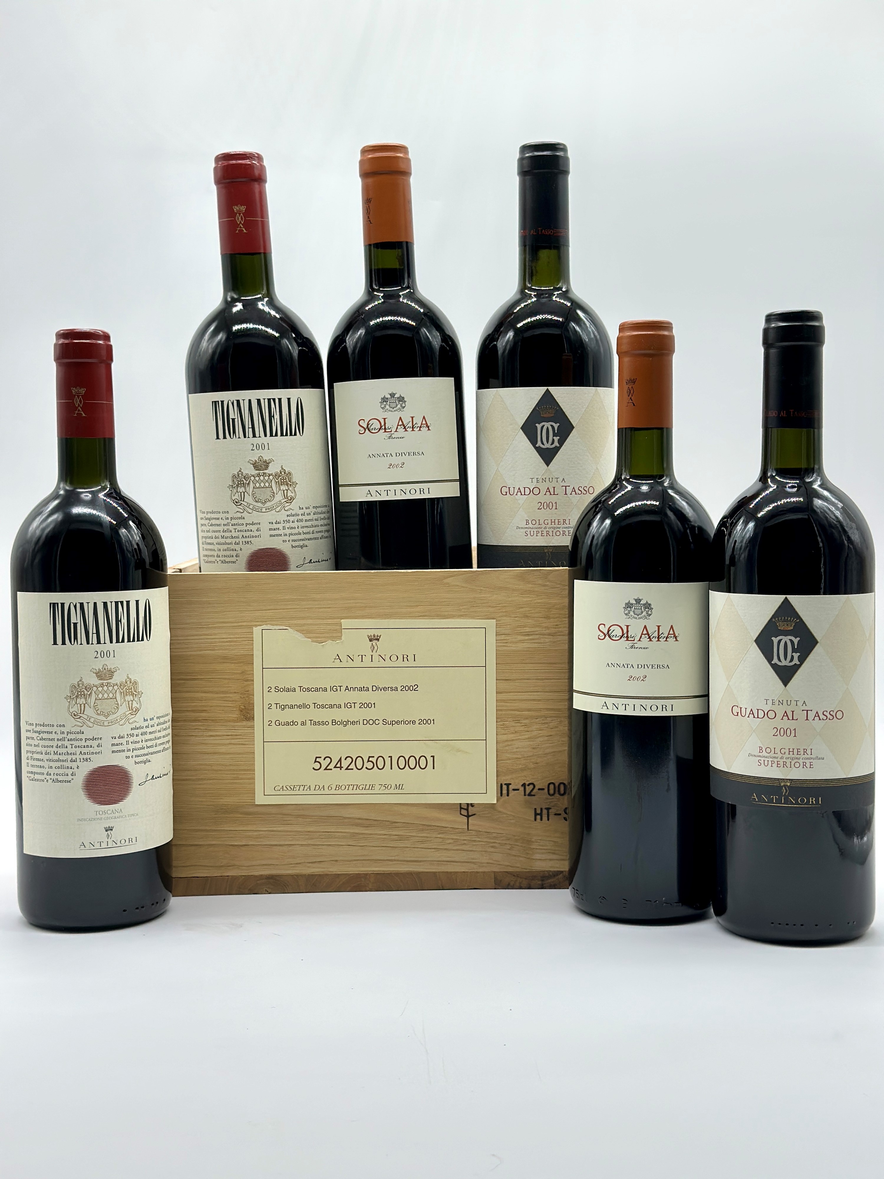 Selezione Antinori, Tignanello - Solaia - Guado al Tasso