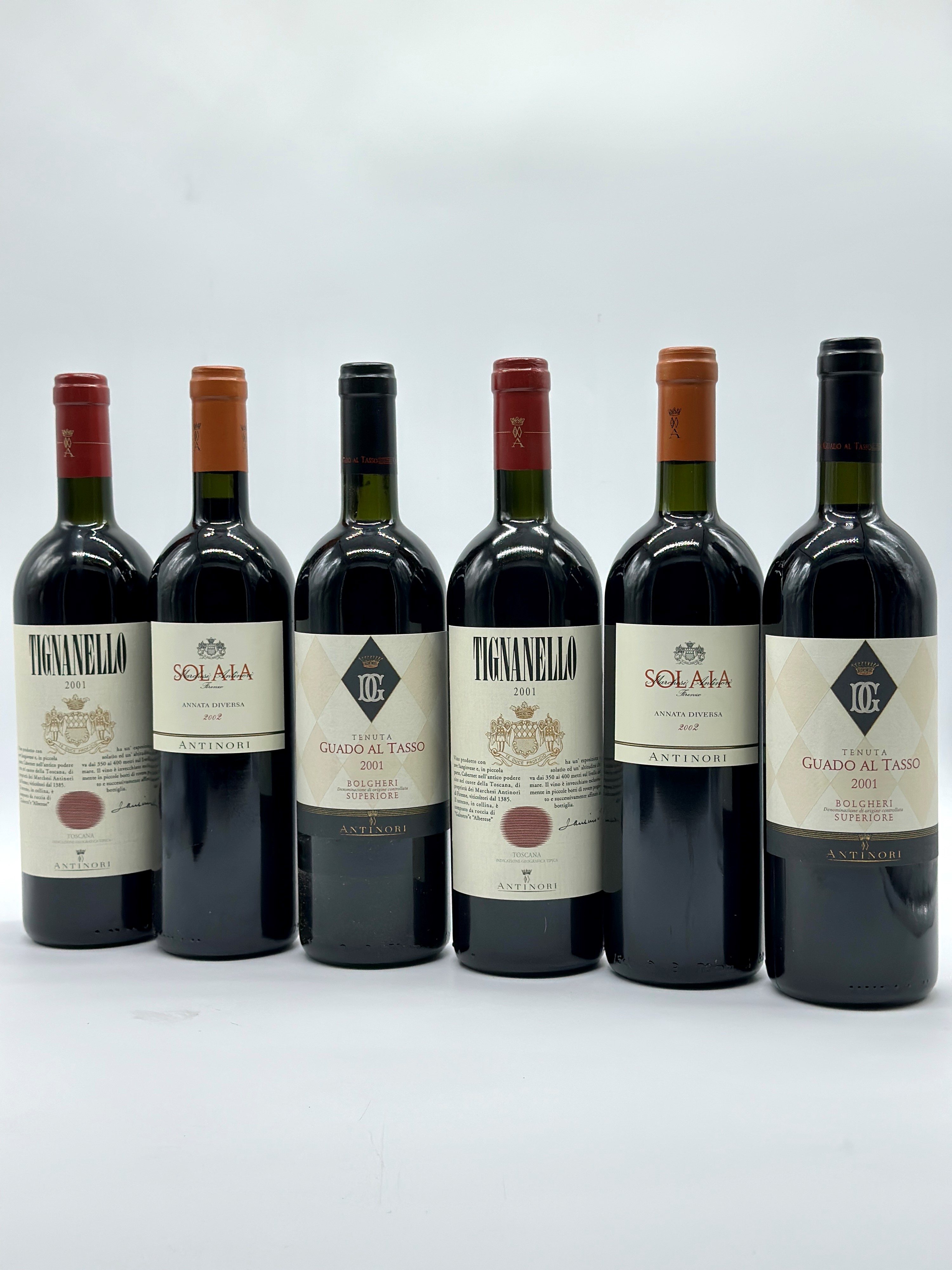 Selezione Antinori, Tignanello - Solaia - Guado al Tasso