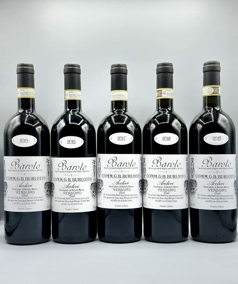 Comm. G.B. Burlotto, Barolo Acclivi Verticale