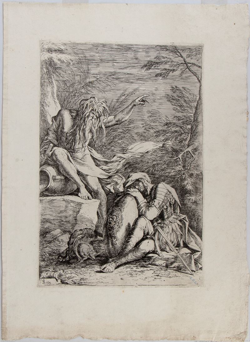 Salvator Rosa - Il Riposo di Enea
