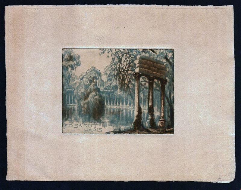 Trade Card Ed. Sagot Paris