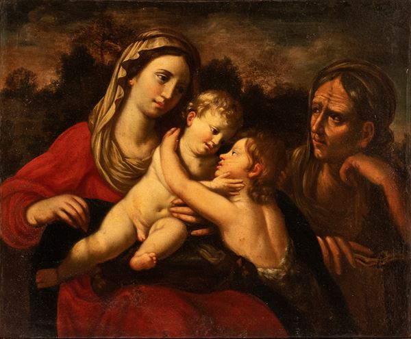 Carlo Maratti - Madonna con Bambino, Santa Elisabetta e San Giovannino