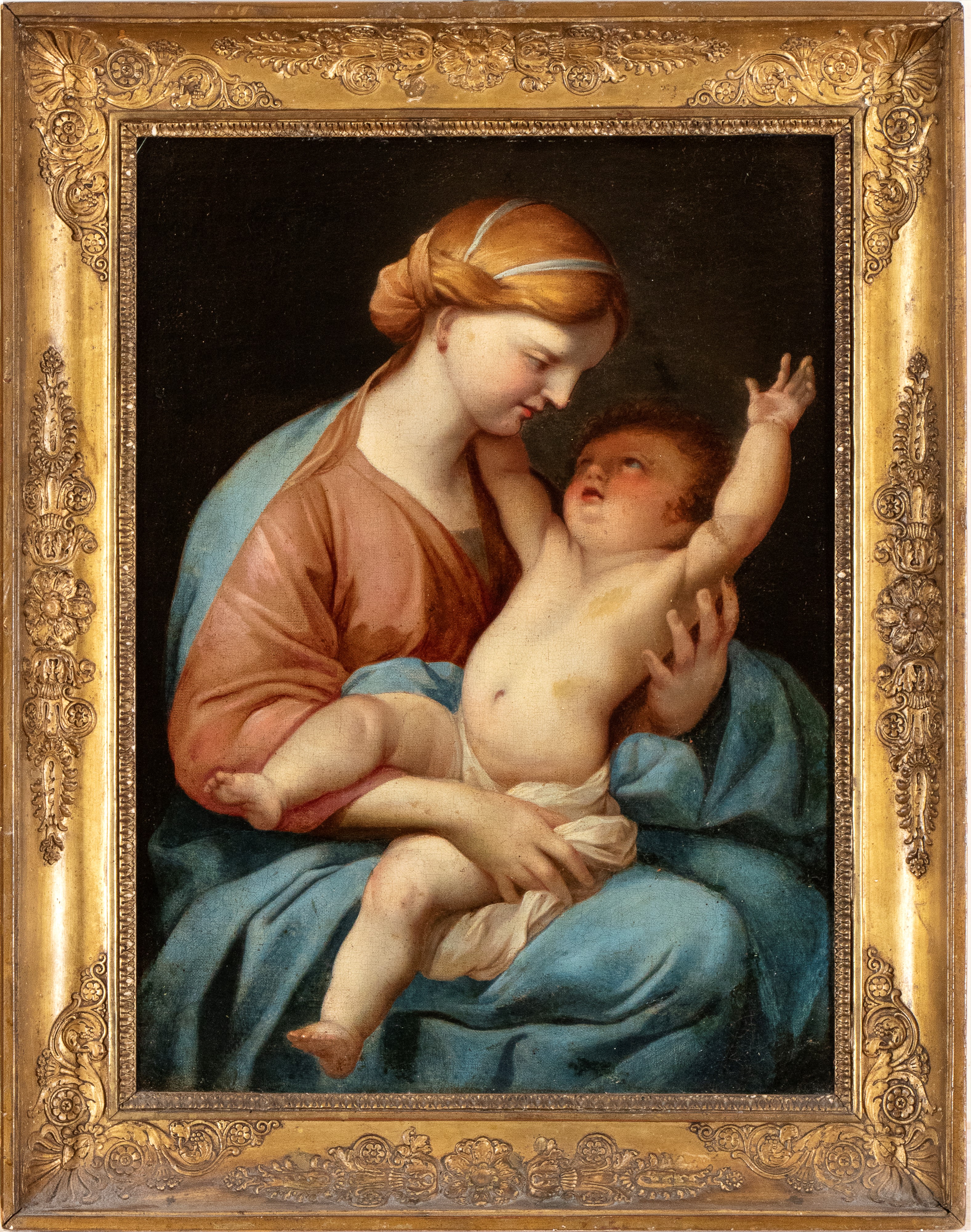 Artista Francese, XVIII Secolo - Madonna con Bambino
