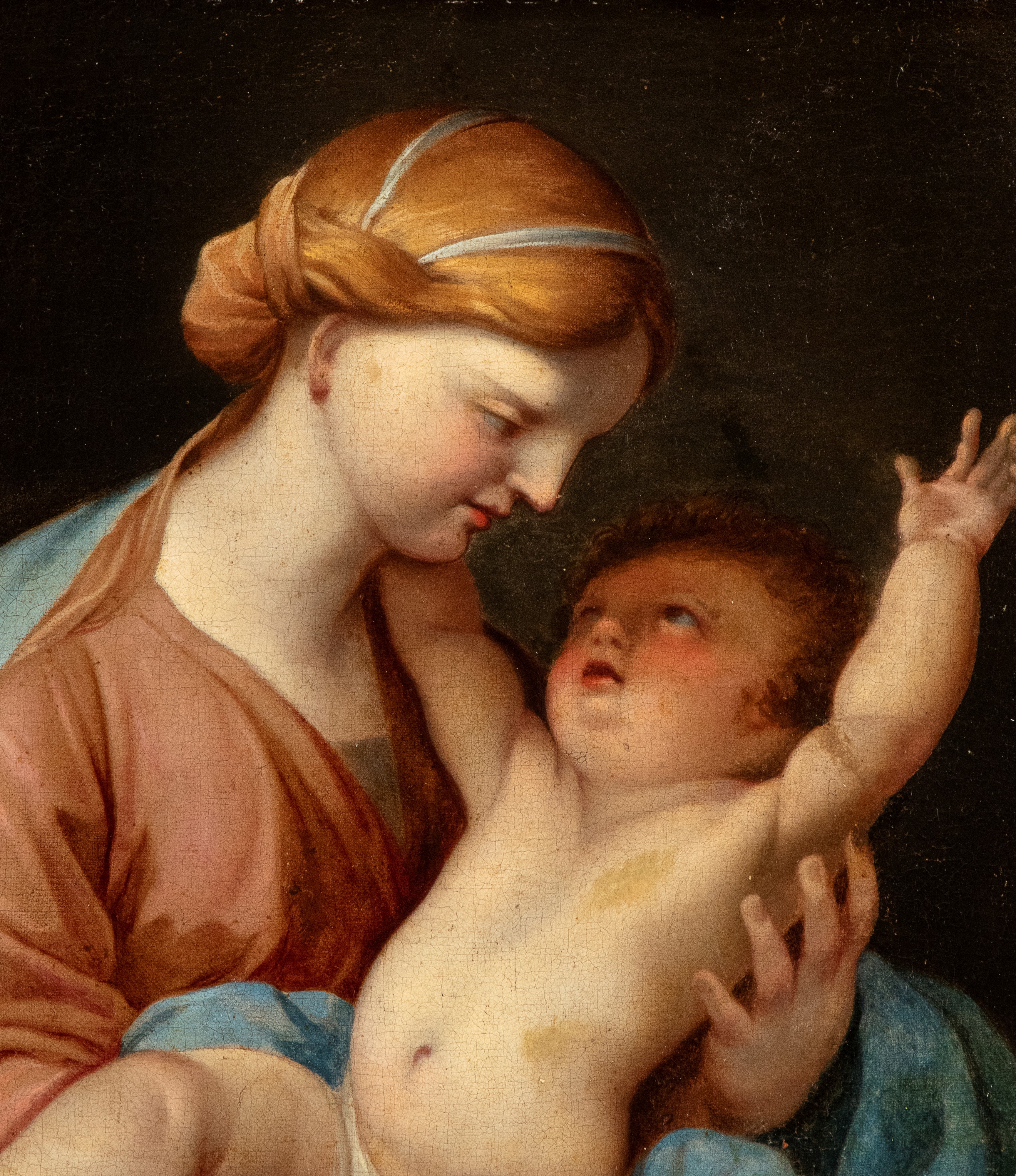 Artista Francese, XVIII Secolo - Madonna con Bambino