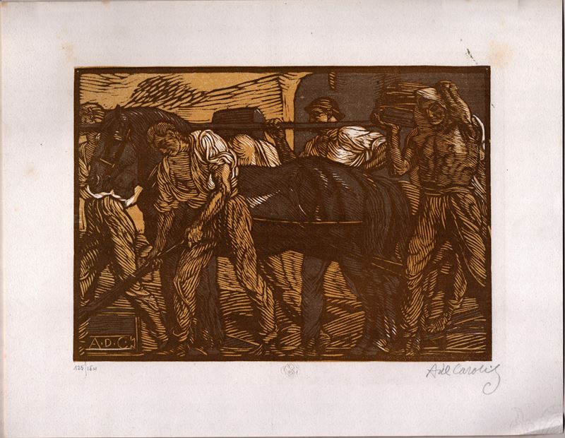 Adolfo De Carolis (1874 - 1928) - Il Lavoro