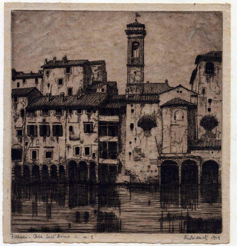 Lino Bianchi Barriviera - Firenze – Case Sull'arno