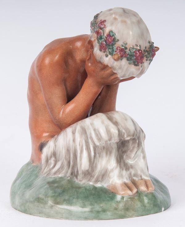Satyr, sculpture in volume
