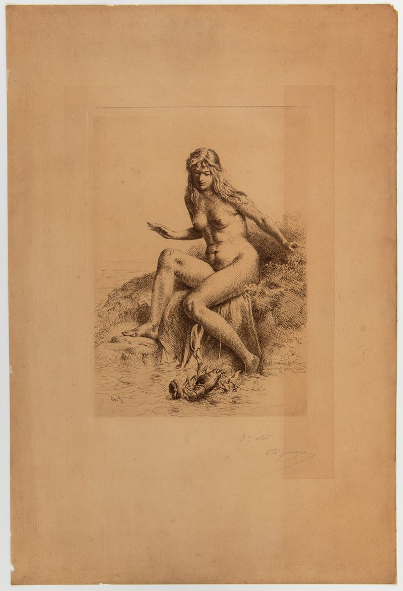 Charles Jacque - Lieda ed Aragosta
