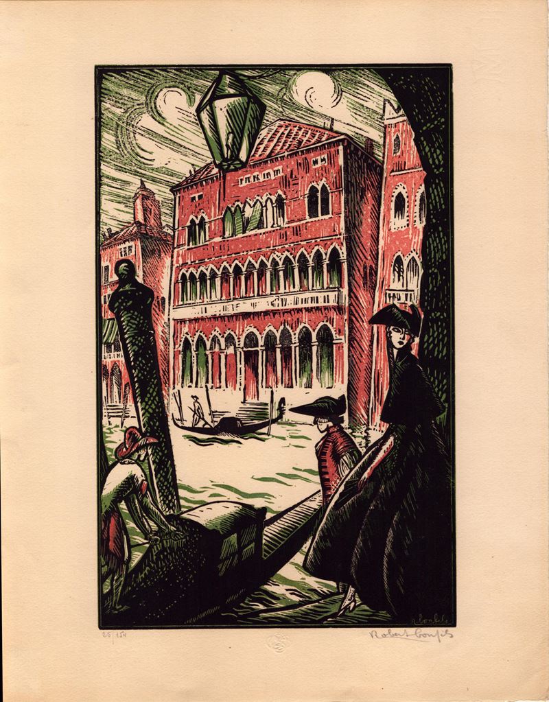 Robert Bonfils - Gondole Veneziane