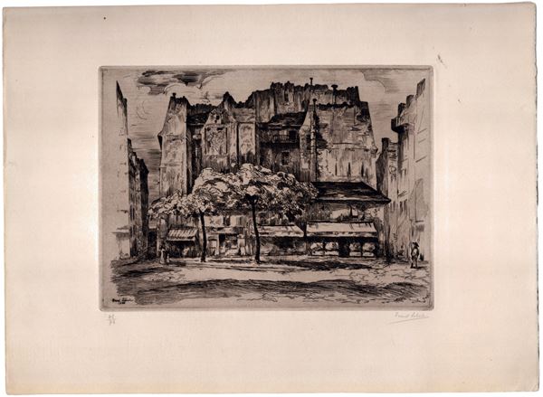 Ernest Laborde - Place Saint André des Arts, Paris