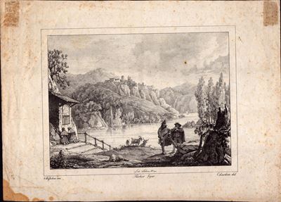 Paesaggio con Corso D'acqua, dalla Invenzione di Napoleone Bonaparte