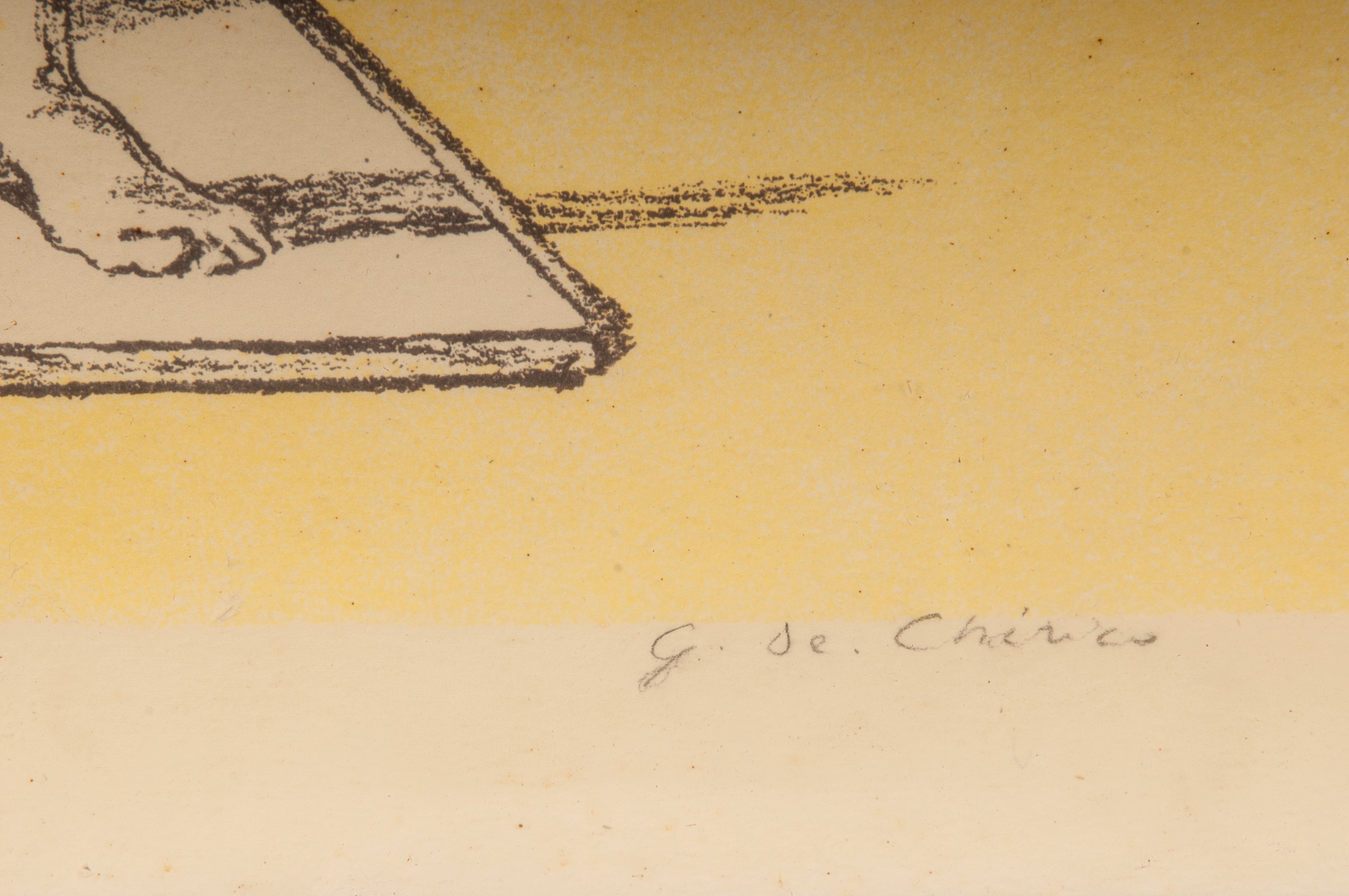 Giorgio De Chirico - Manichino, Multiplo su Carta