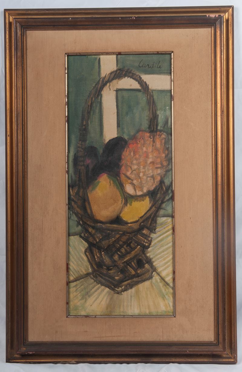 Antonio Cardile - Cesto con Frutta