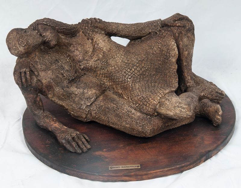Nino Mandrici - Senza Titolo, Scultura in Ceramica