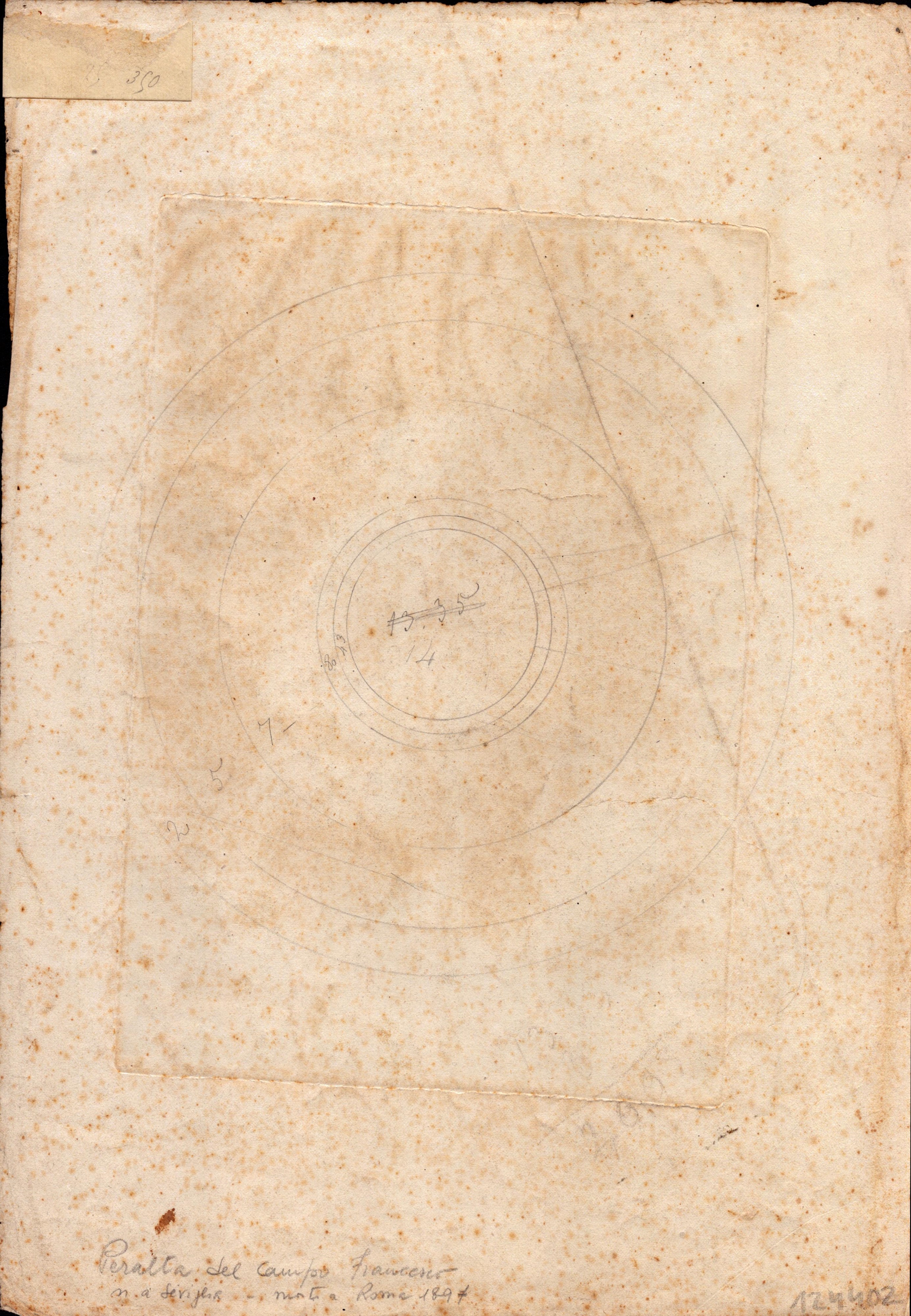 Francisco Peralta - Figura di Anziano con Turbante di Schiena