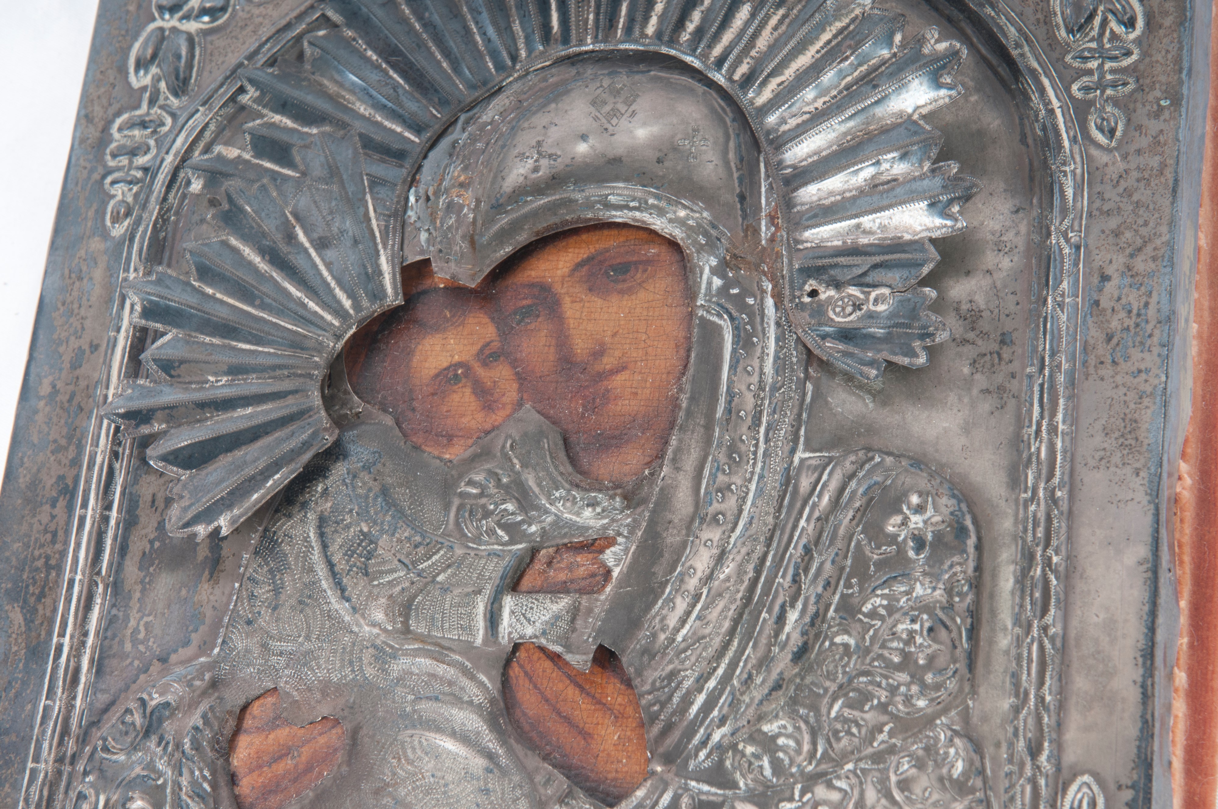 Madonna con Bambino, icona Russa