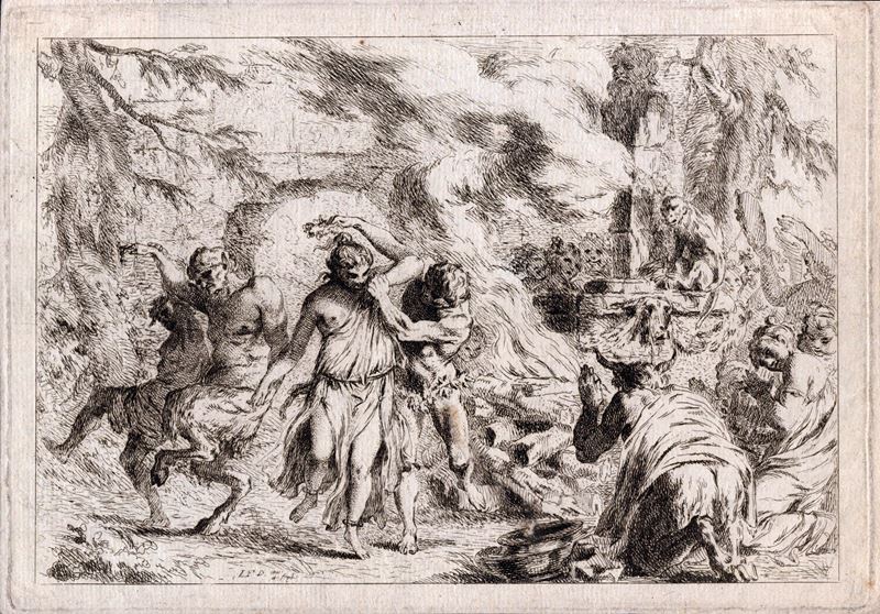 Louis féLIX De la Rue - La Danza dei Satiri