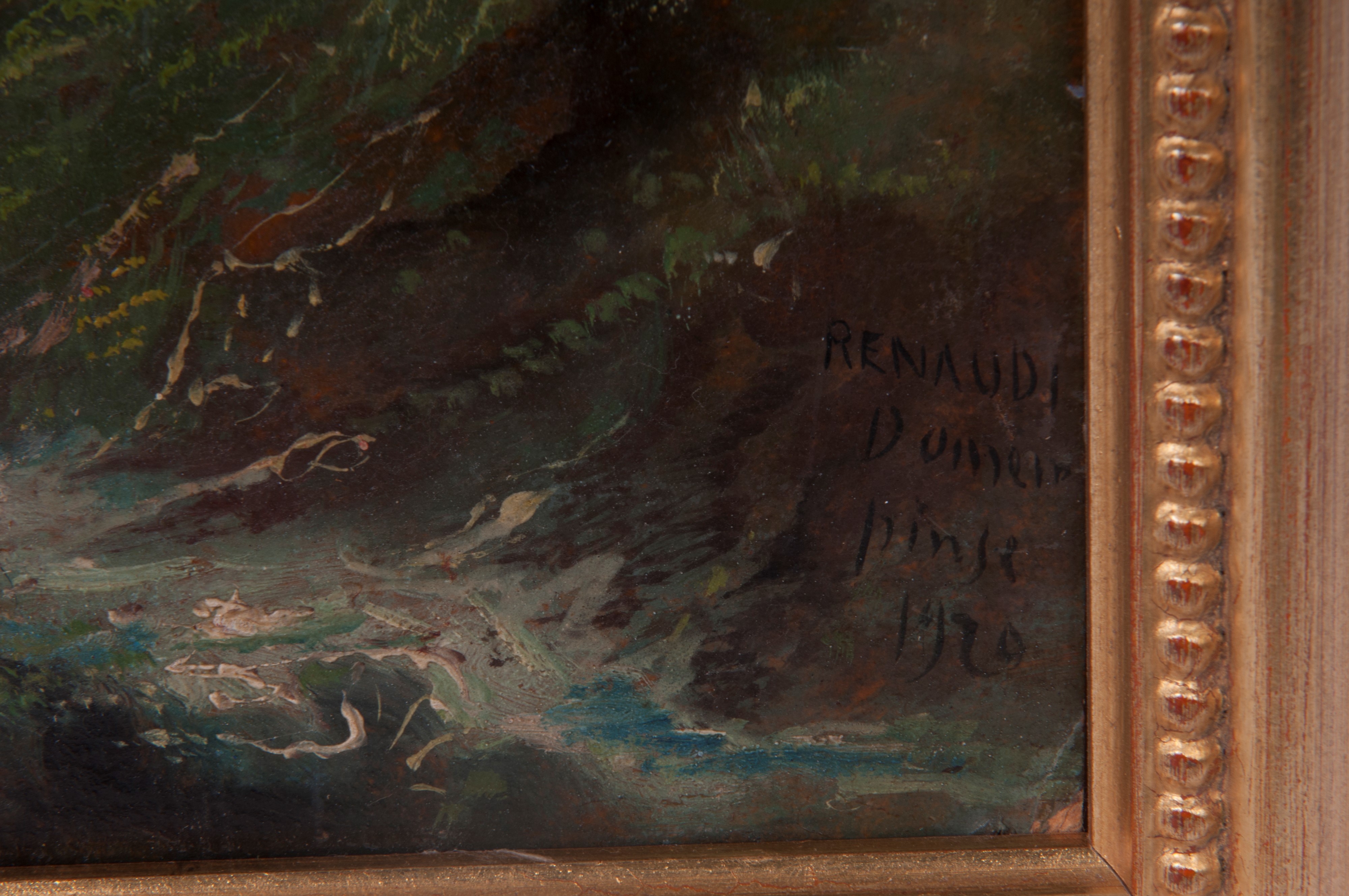 Lotto di tre dipinti: