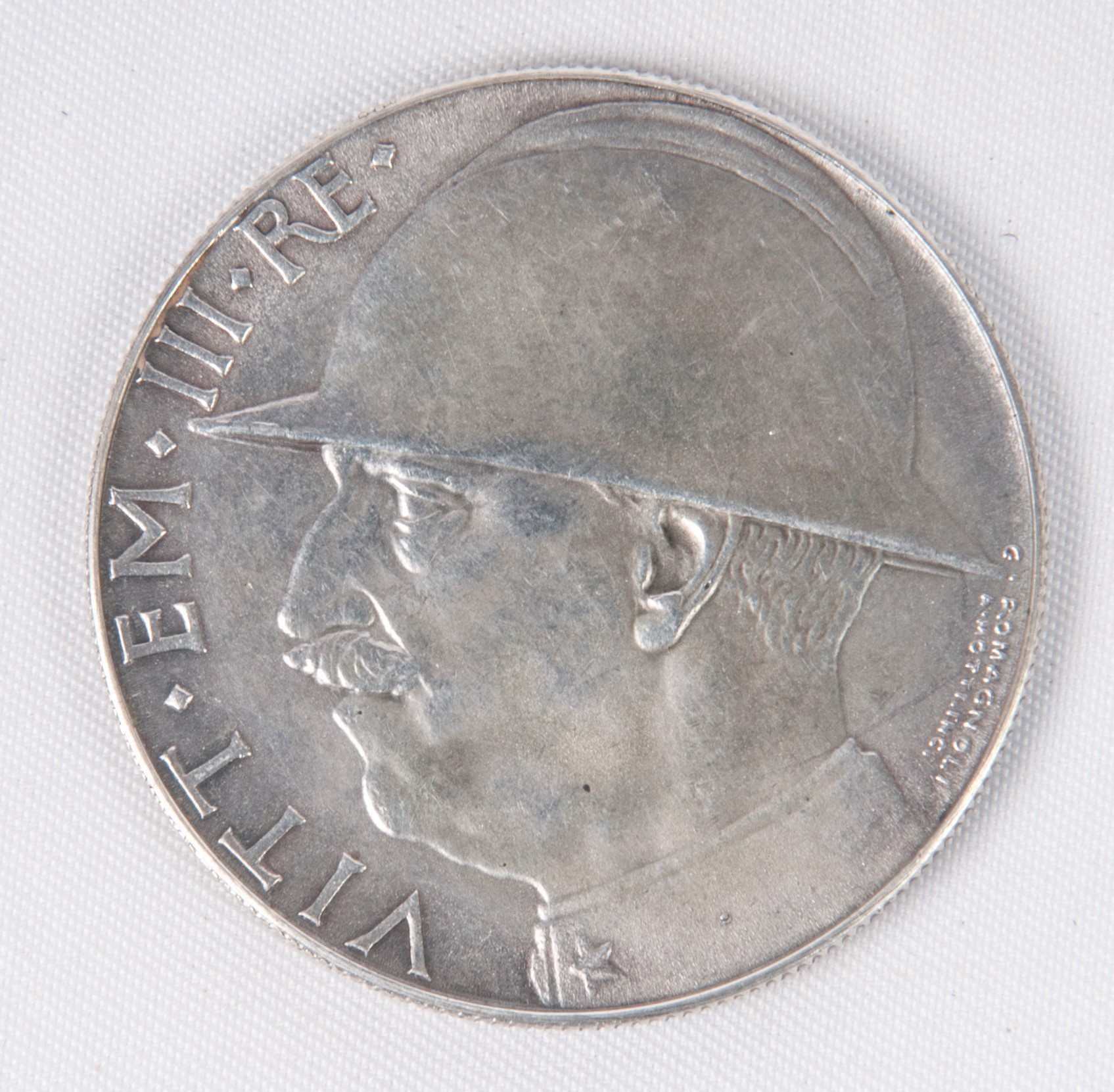 20 Lire in Argento Riproduzione