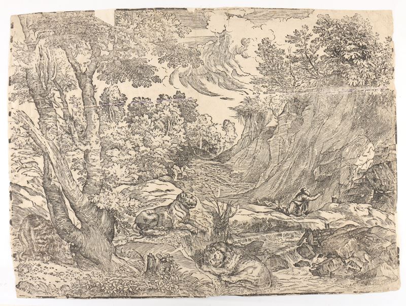 San Gerolamo nel deserto, da Tiziano