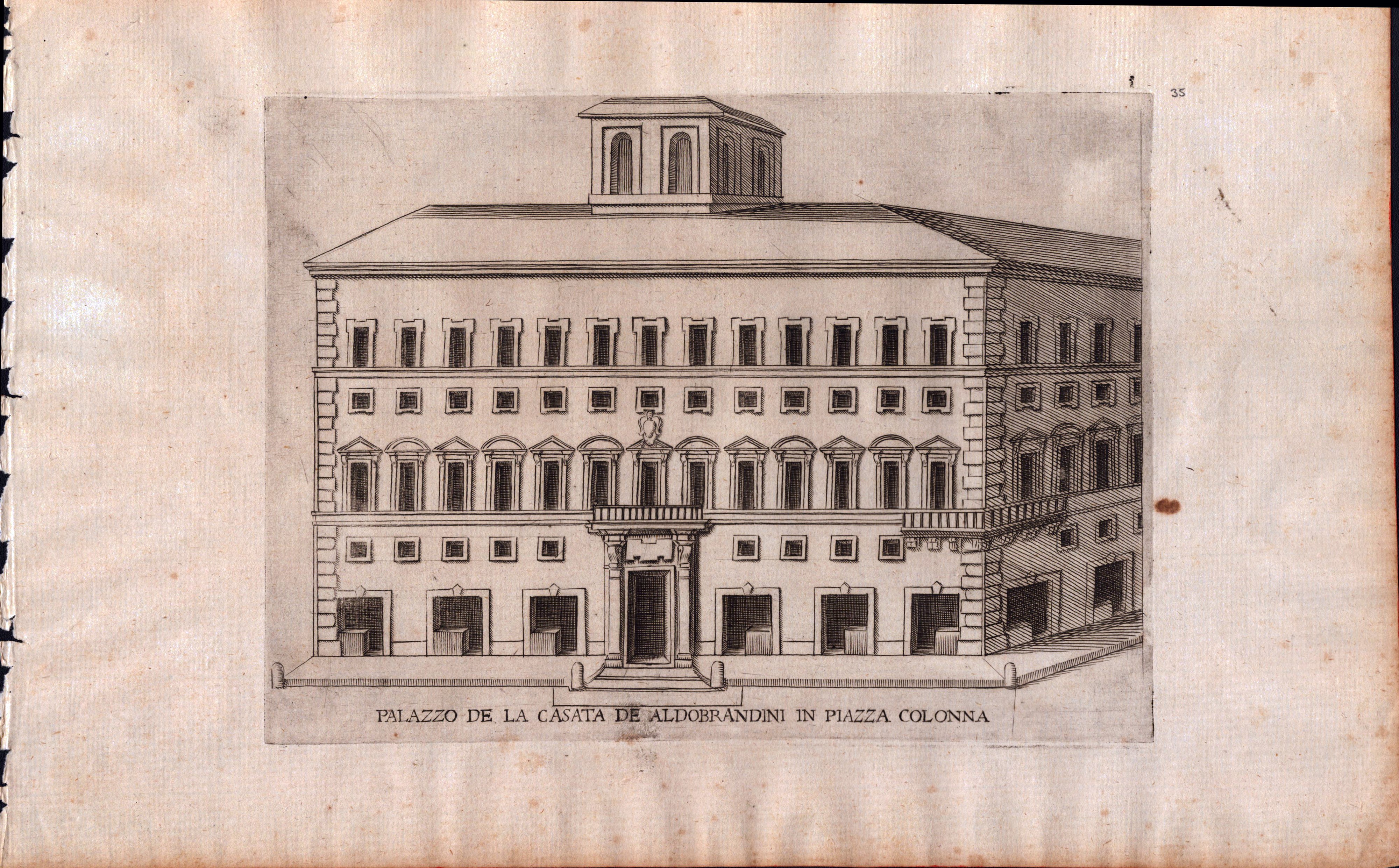 Palazzi diversi nel'alma cità di Roma et altre