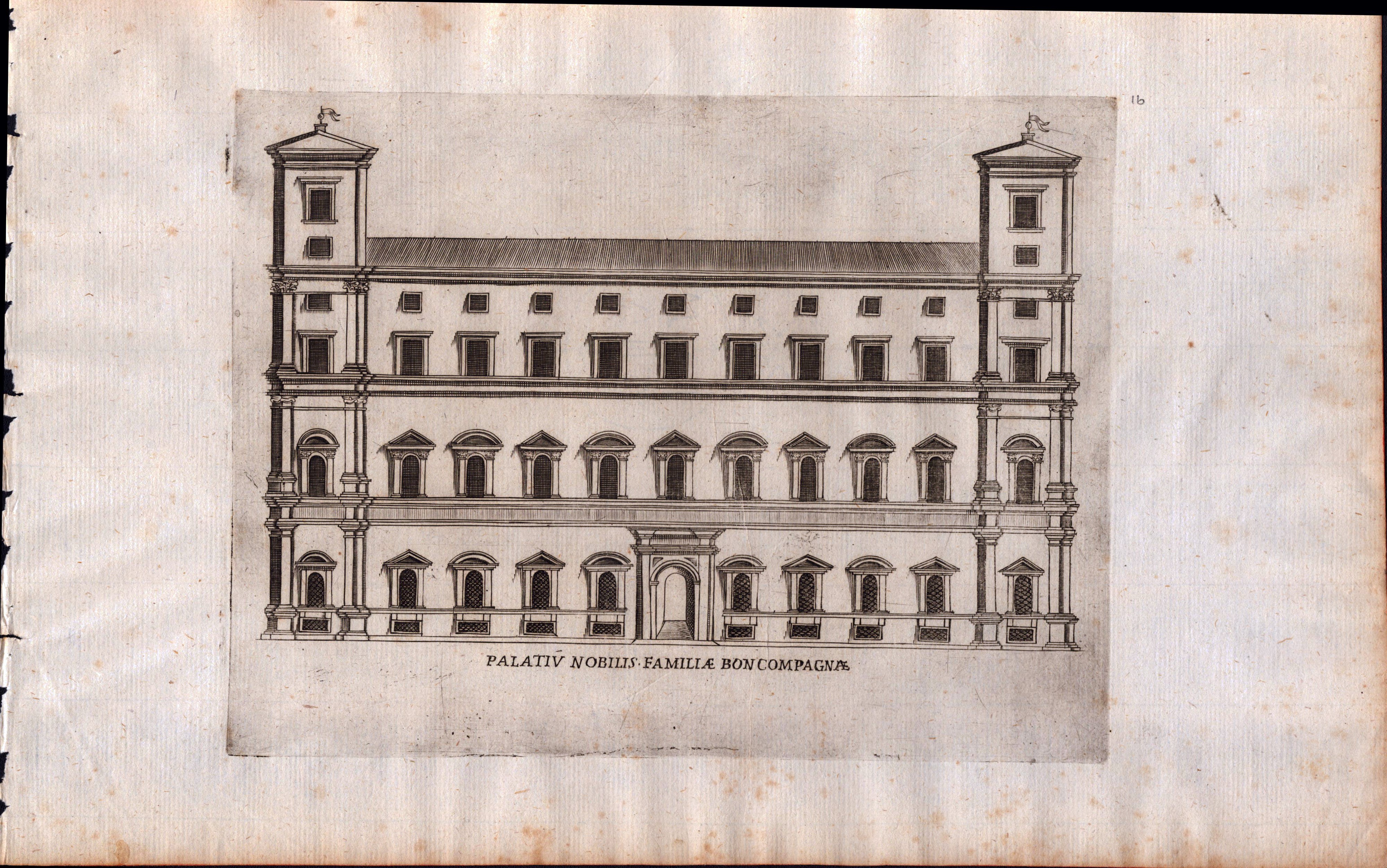 Palazzi diversi nel'alma cità di Roma et altre