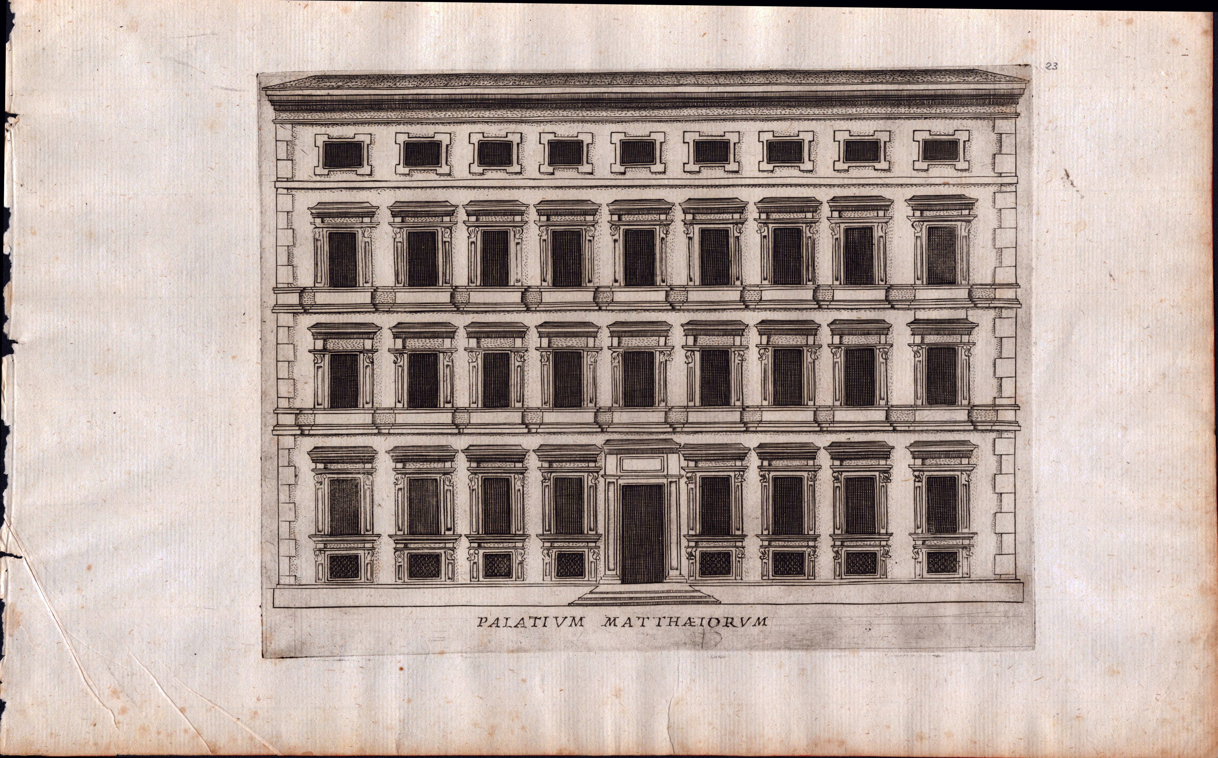 Palazzi diversi nel'alma cità di Roma et altre