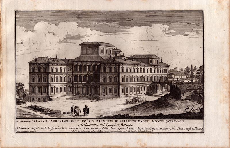 Alessandro Specchi - Palazzo Pontifico al Vaticano | Palazzo Borghese | Palazzo Barberini | Palaz...
