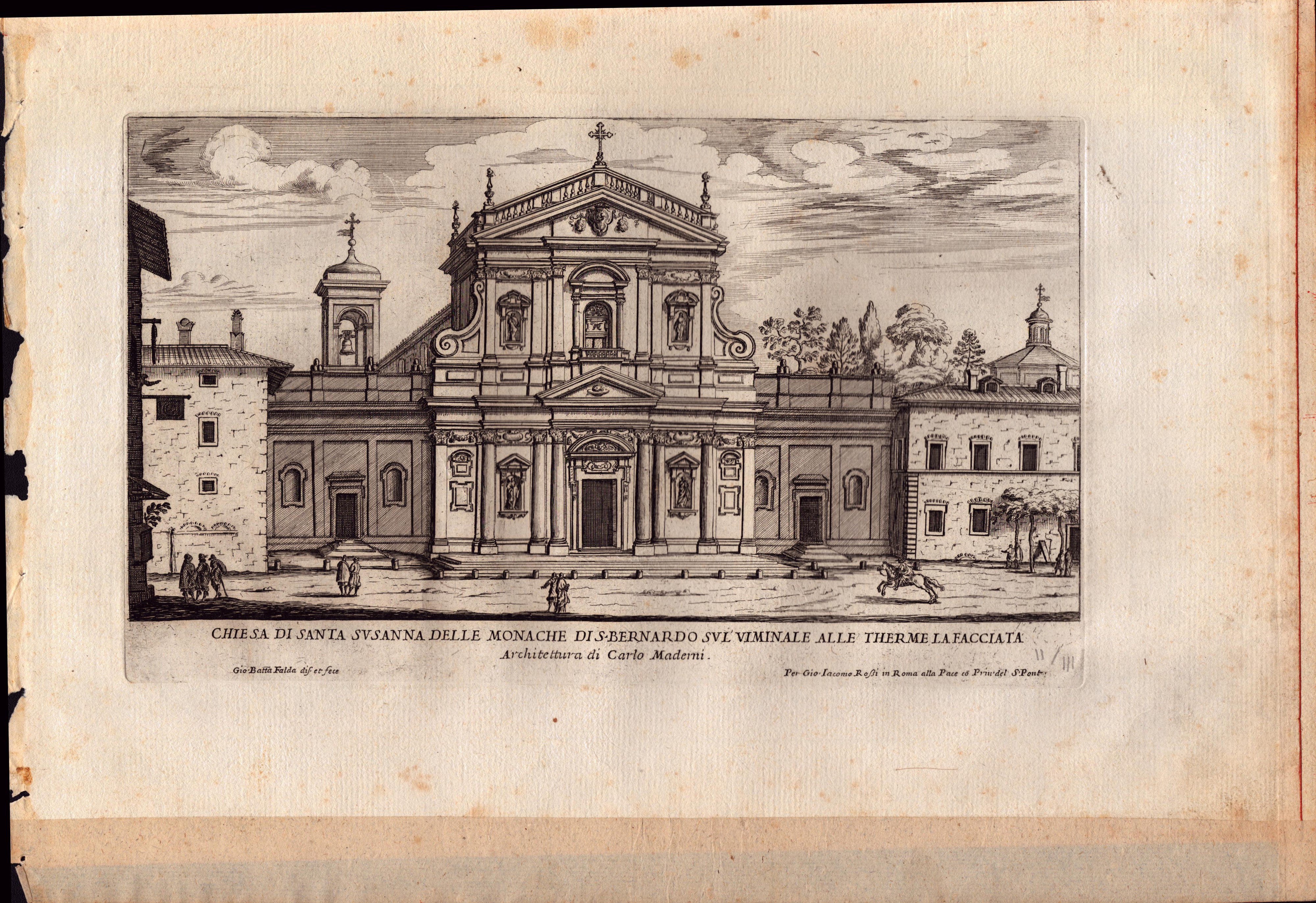 Giovanni Battista Falda - Il Nuovo Teatro delle Fabriche, Et Edificii, in Prospettiva di Roma Mod...