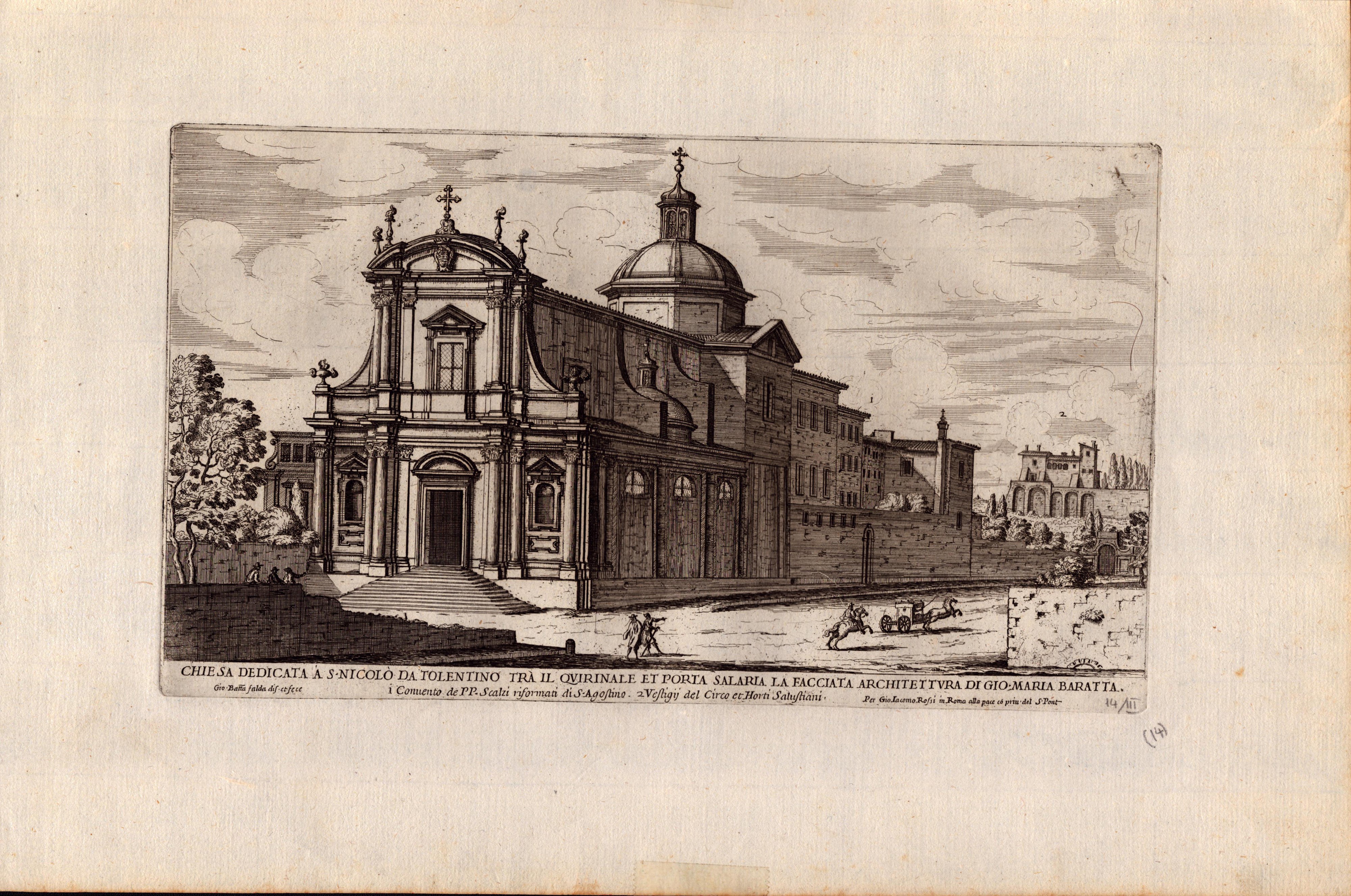 Giovanni Battista Falda - Il Nuovo Teatro delle Fabriche, Et Edificii, in Prospettiva di Roma Mod...