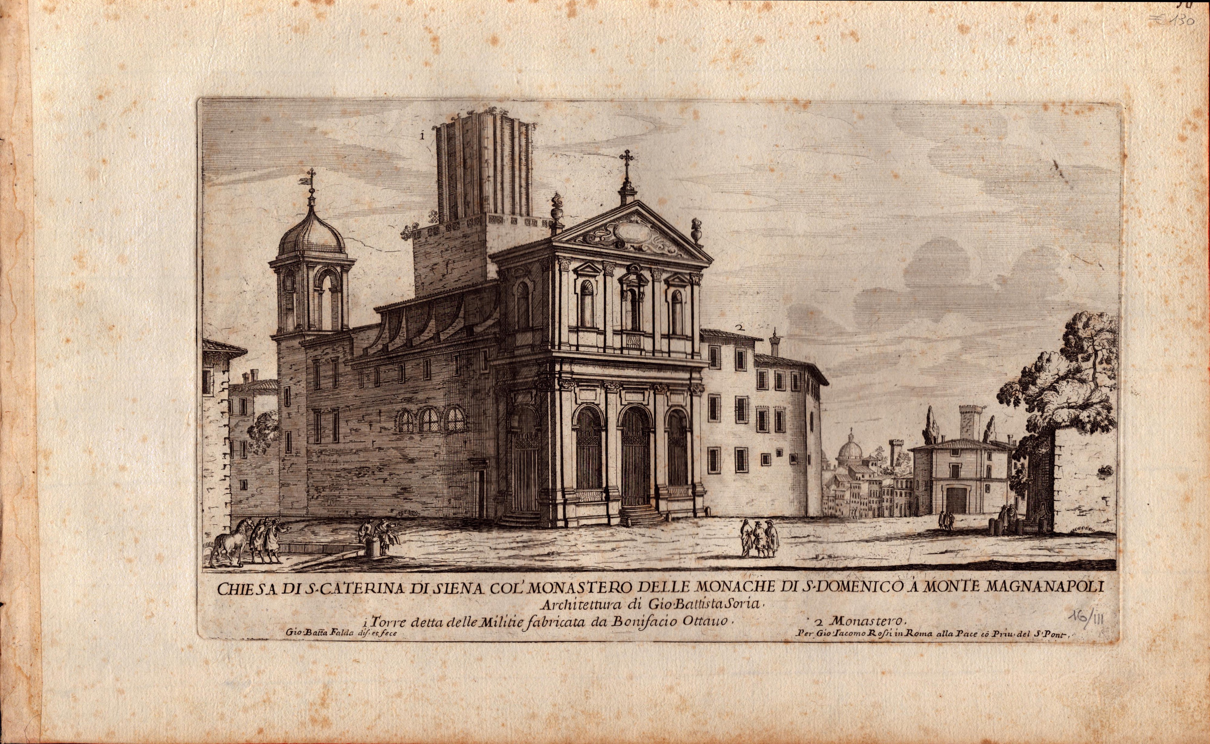 Giovanni Battista Falda - Il Nuovo Teatro delle Fabriche, Et Edificii, in Prospettiva di Roma Mod...