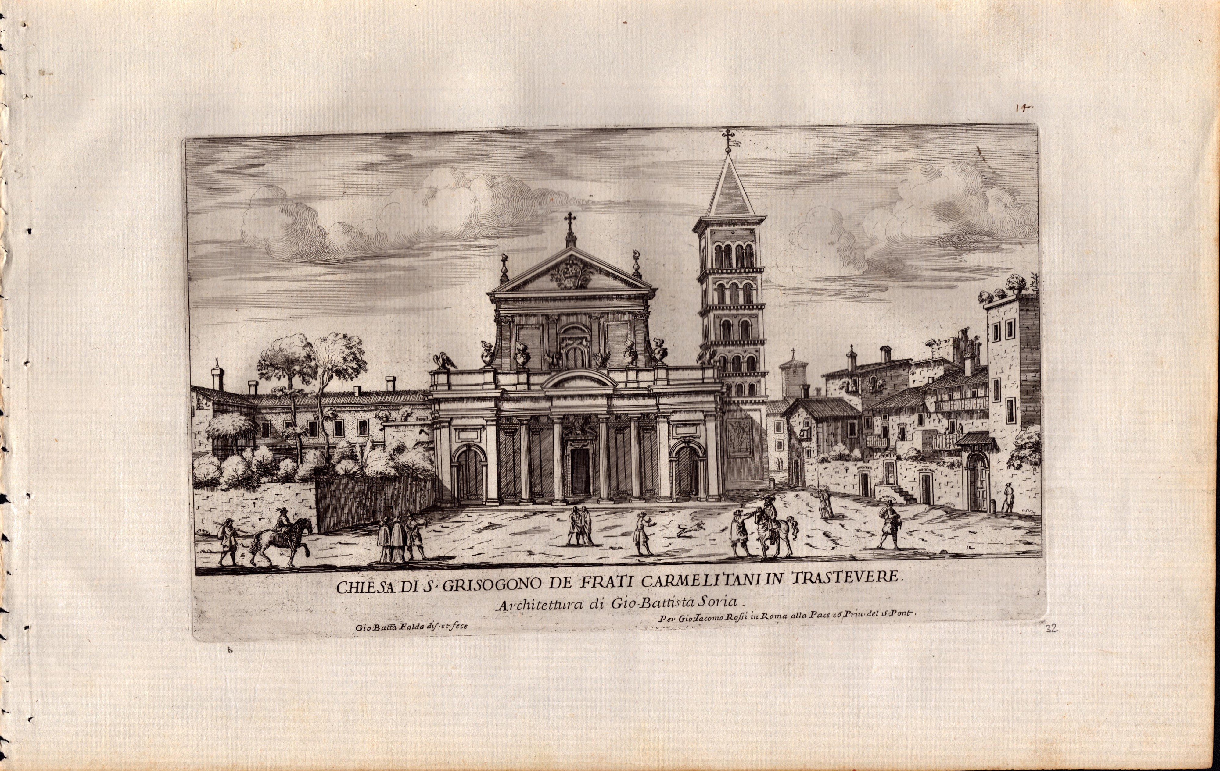 Giovanni Battista Falda - Il Nuovo Teatro delle Fabriche, Et Edificii, in Prospettiva di Roma Mod...