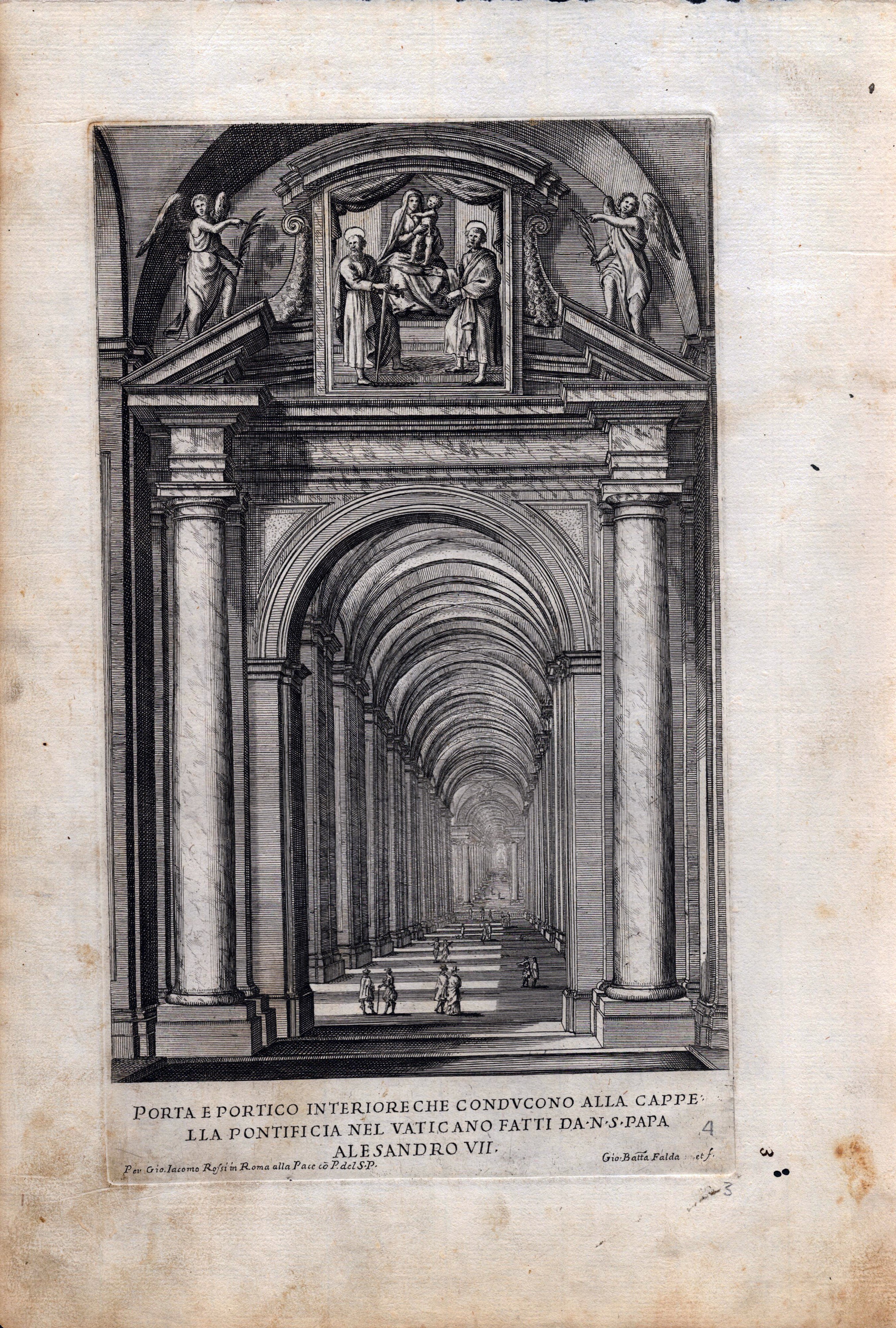 Giovanni Battista Falda - Il Nuovo Teatro delle Fabriche, Et Edificii, in Prospettiva di Roma Mod...
