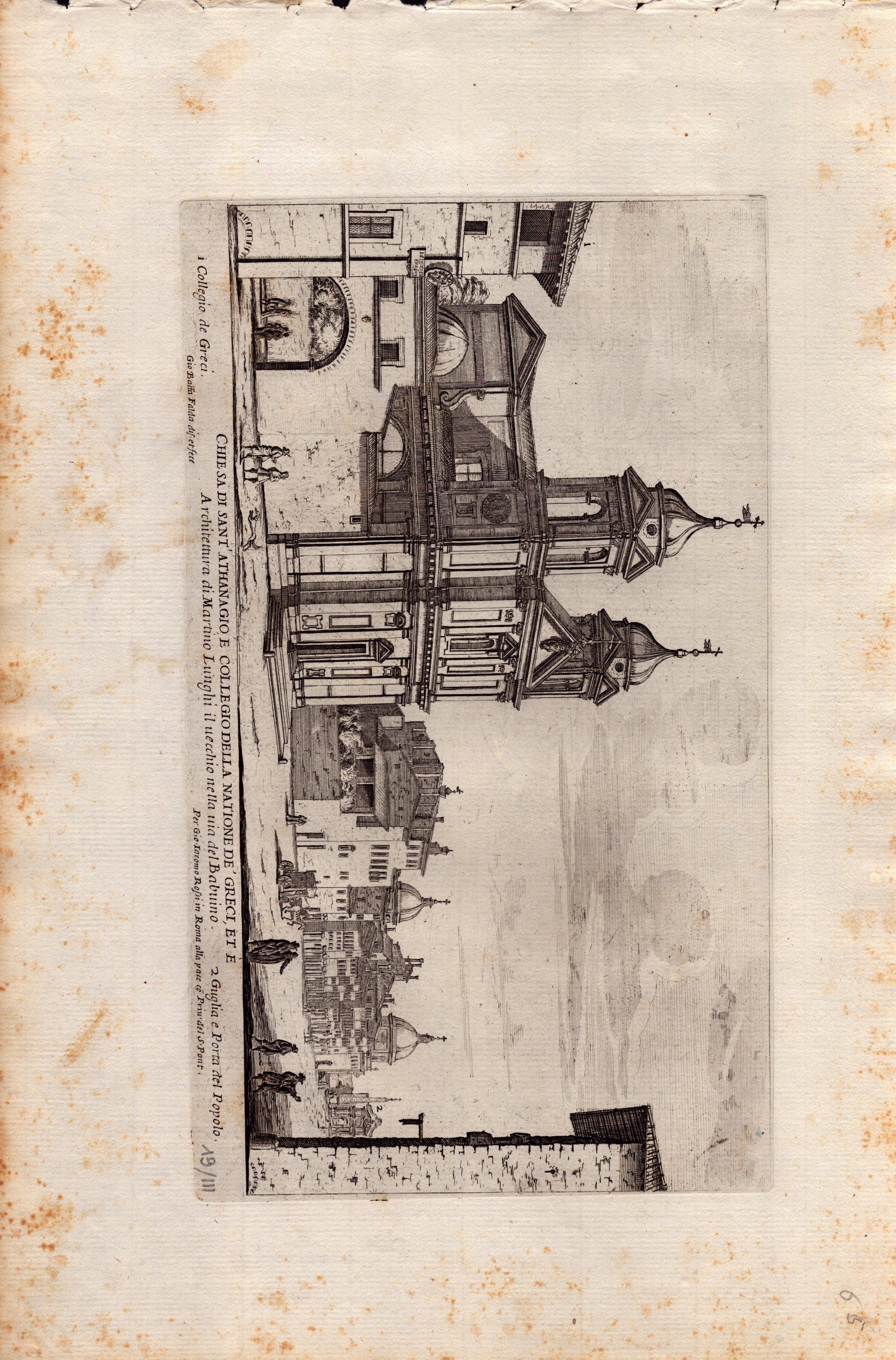 Giovanni Battista Falda - Il Nuovo Teatro delle Fabriche, Et Edificii, in Prospettiva di Roma Mod...