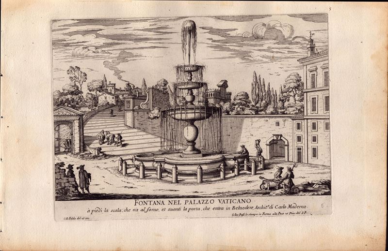 Giovanni Battista Falda - Le Fontane di Roma nelle Piazze e Luoghi Publici della Città, con Li Lo...