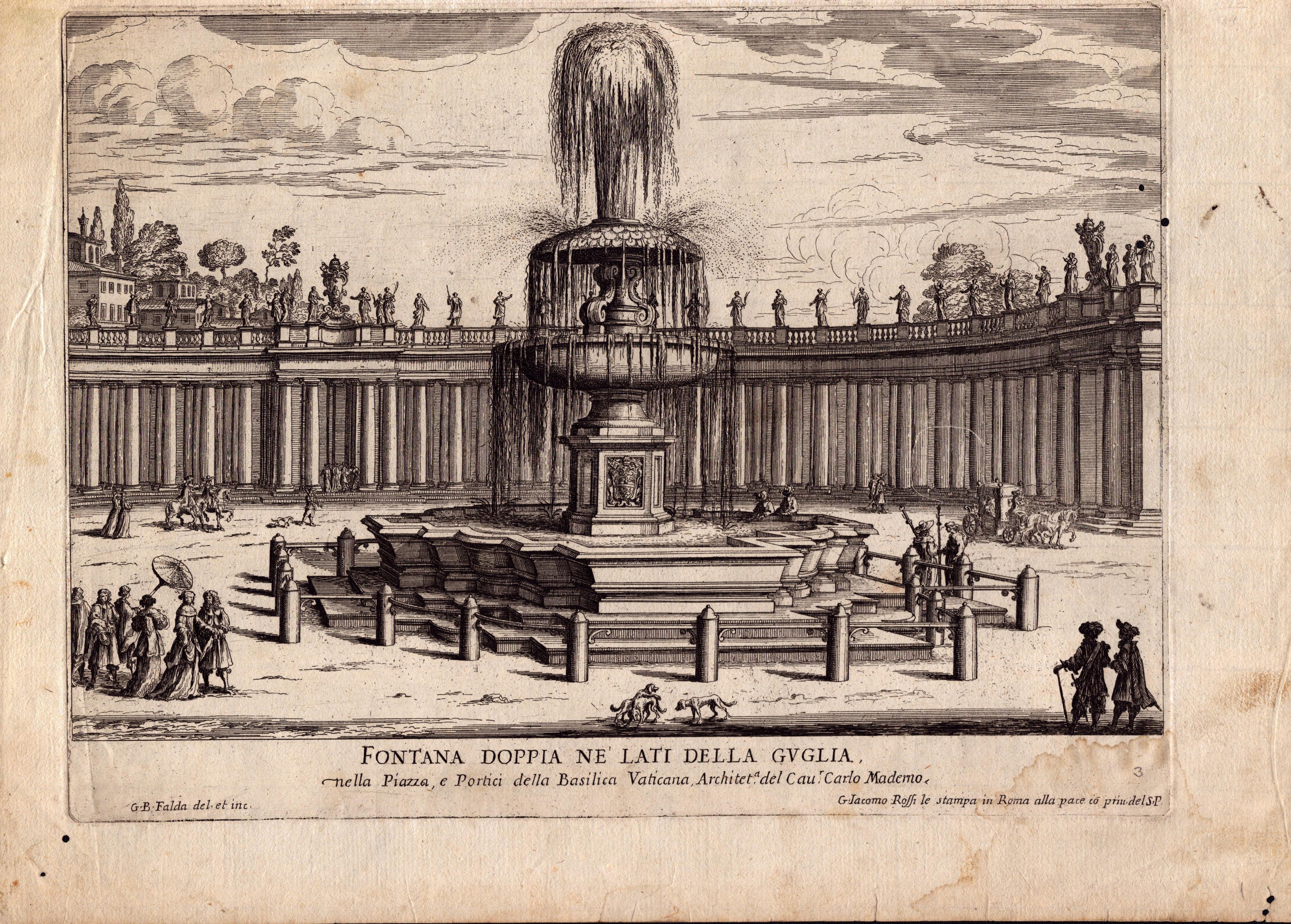 Giovanni Battista Falda - Le Fontane di Roma nelle Piazze e Luoghi Publici della Città, con Li Lo...