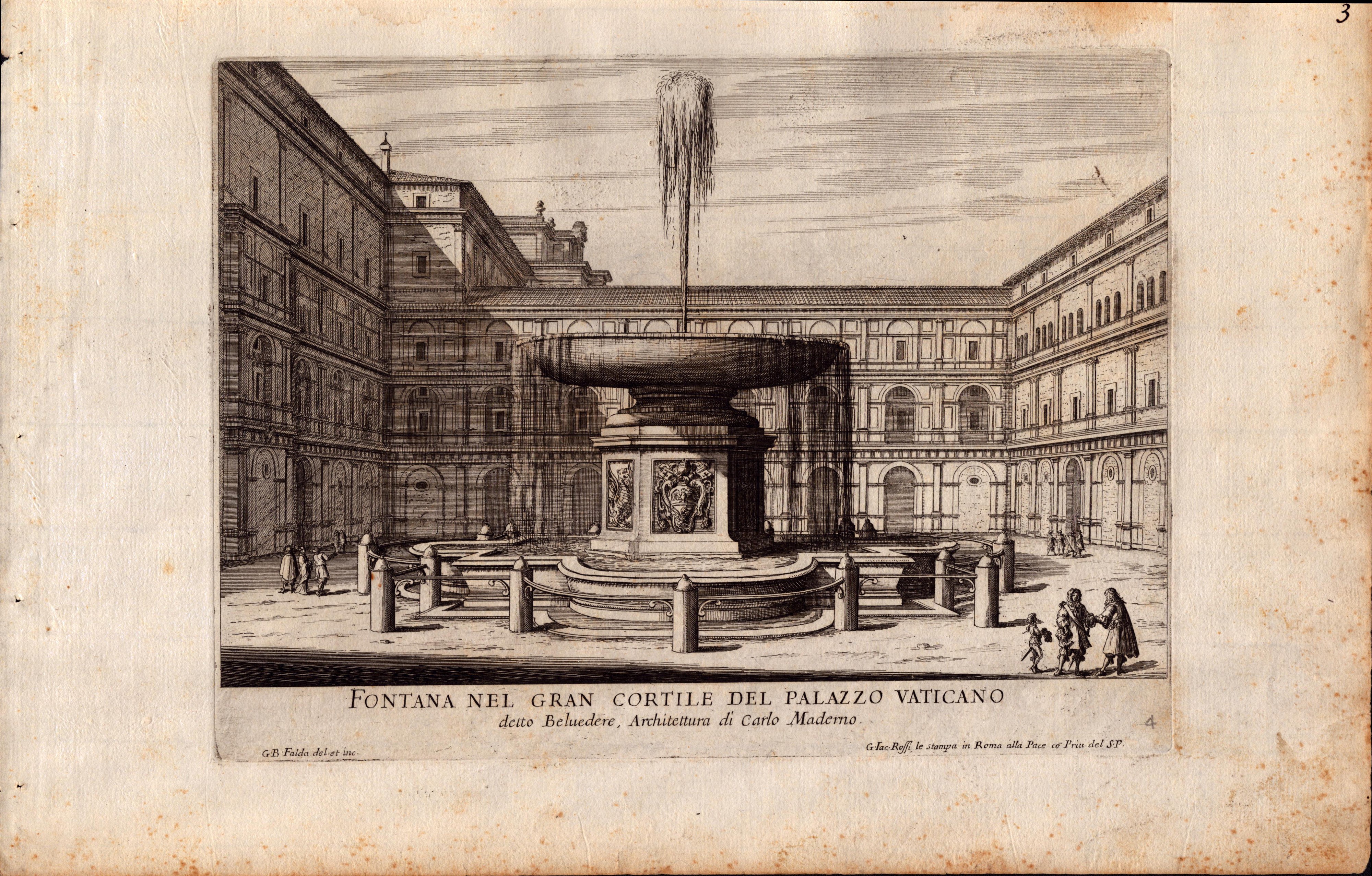 Giovanni Battista Falda - Le Fontane di Roma nelle Piazze e Luoghi Publici della Città, con Li Lo...