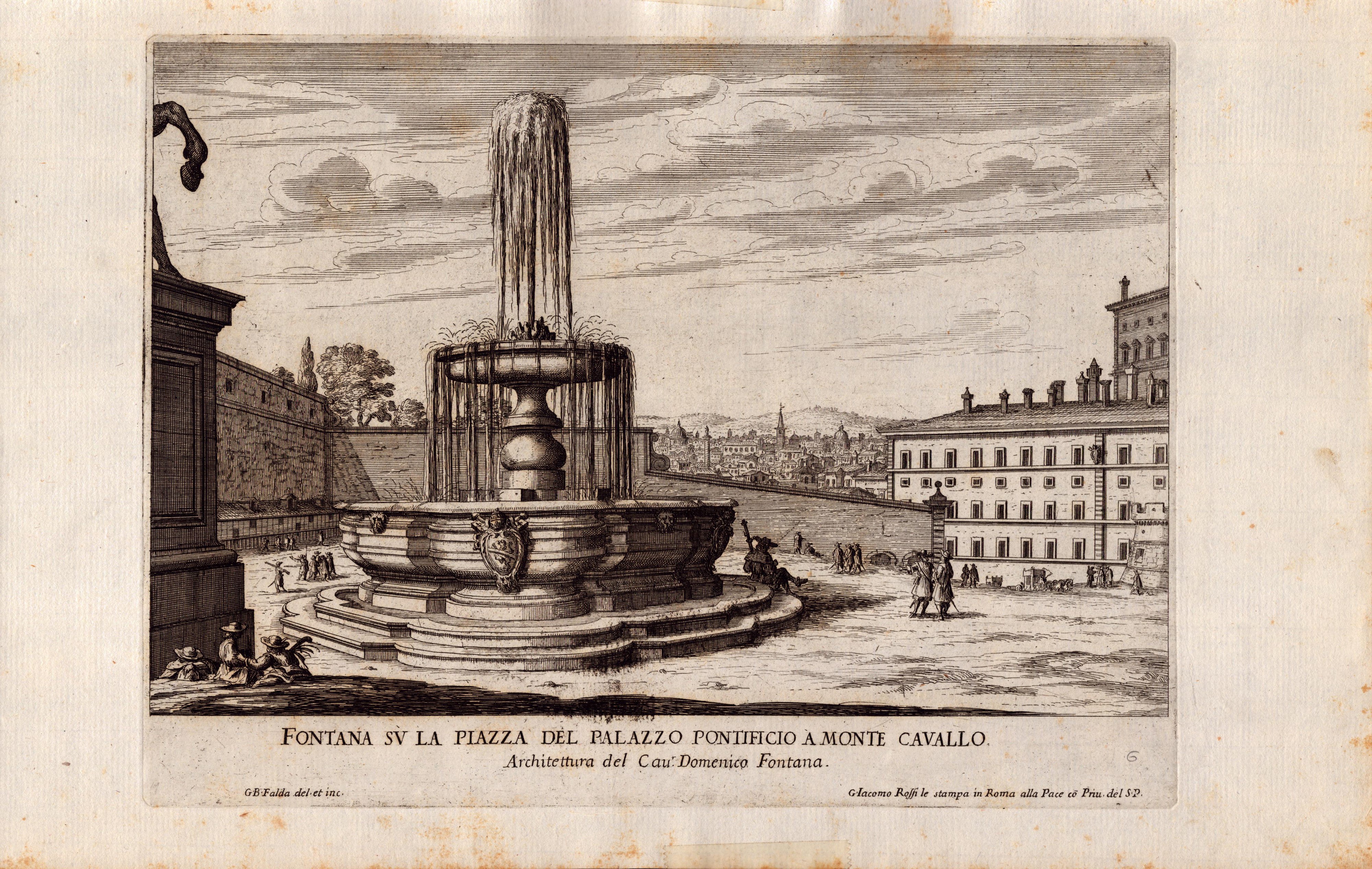 Giovanni Battista Falda - Le Fontane di Roma nelle Piazze e Luoghi Publici della Città, con Li Lo...