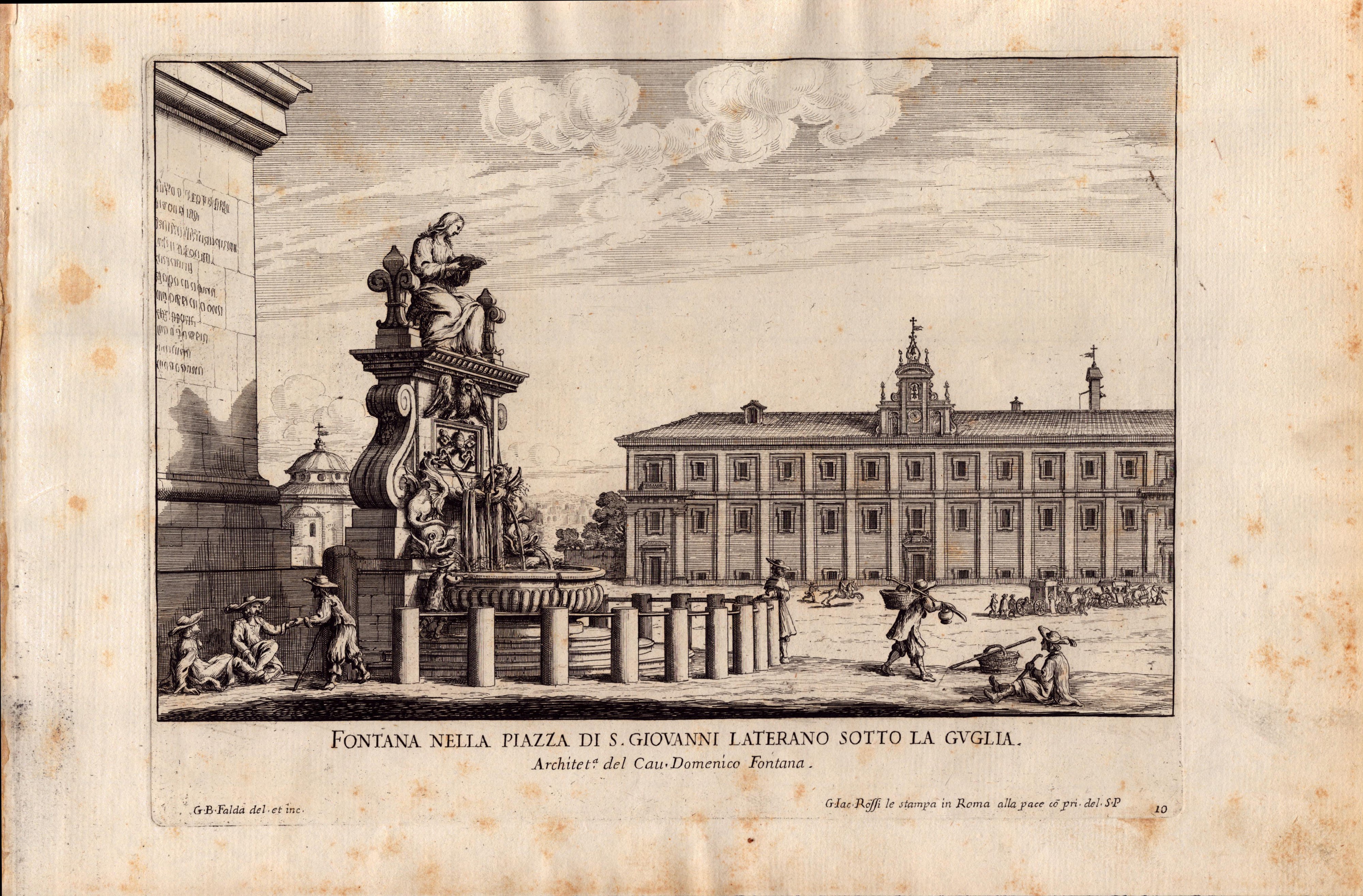 Giovanni Battista Falda - Le Fontane di Roma nelle Piazze e Luoghi Publici della Città, con Li Lo...