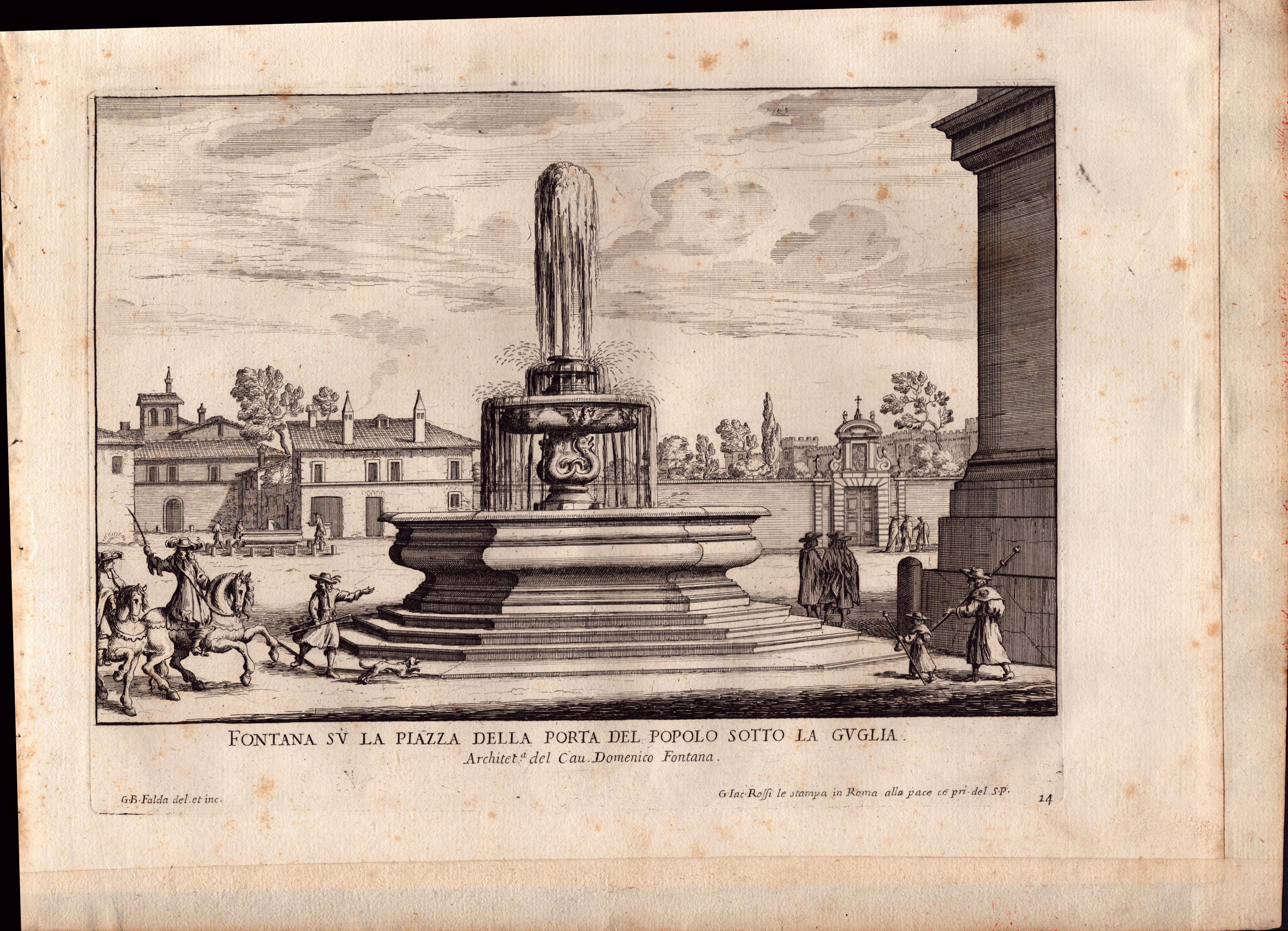 Giovanni Battista Falda - Le Fontane di Roma nelle Piazze e Luoghi Publici della Città, con Li Lo...