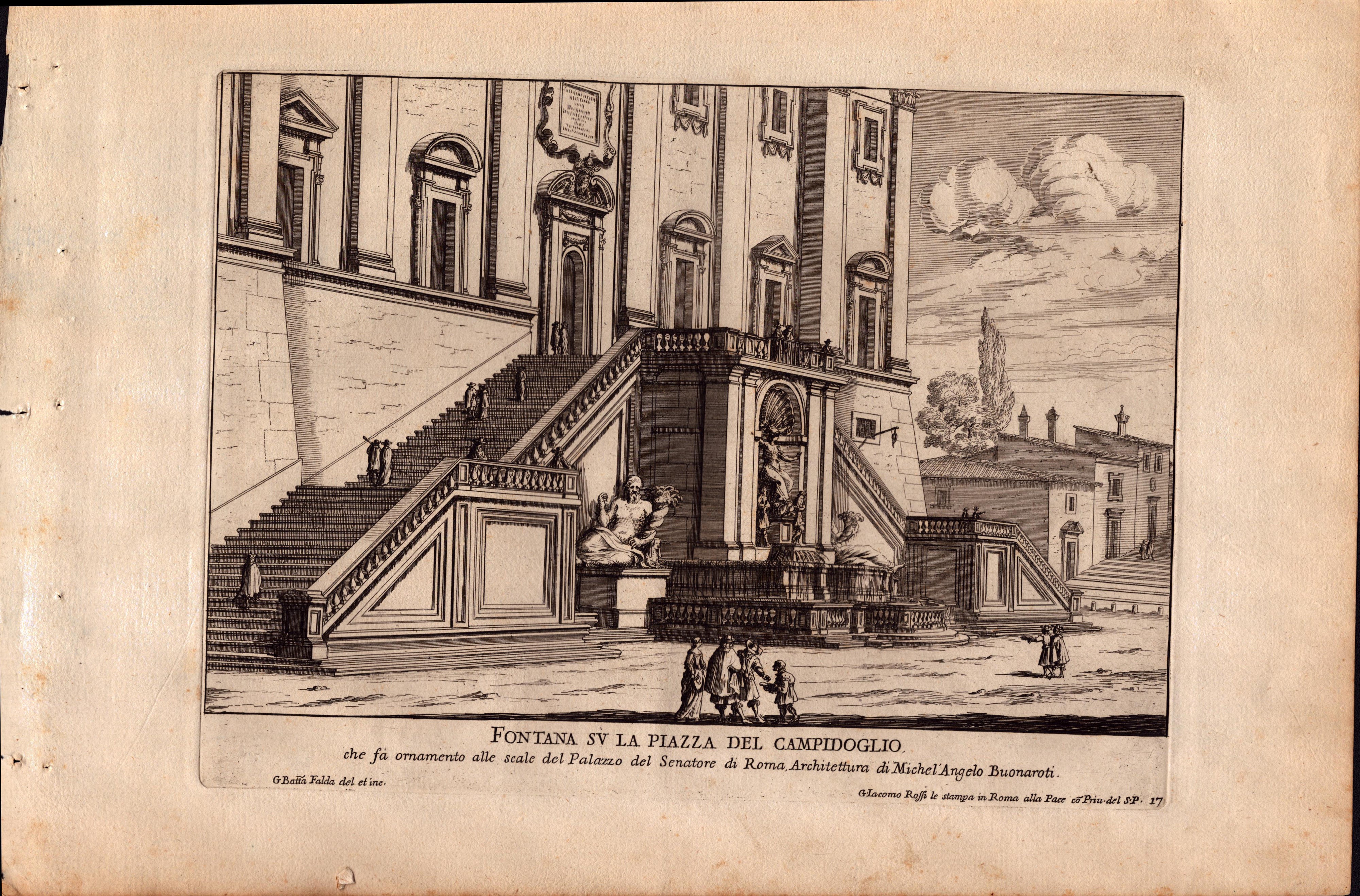 Giovanni Battista Falda - Le Fontane di Roma nelle Piazze e Luoghi Publici della Città, con Li Lo...