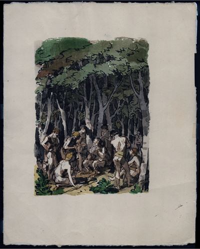 Illustrazione per "il Centauro e la Baccante"