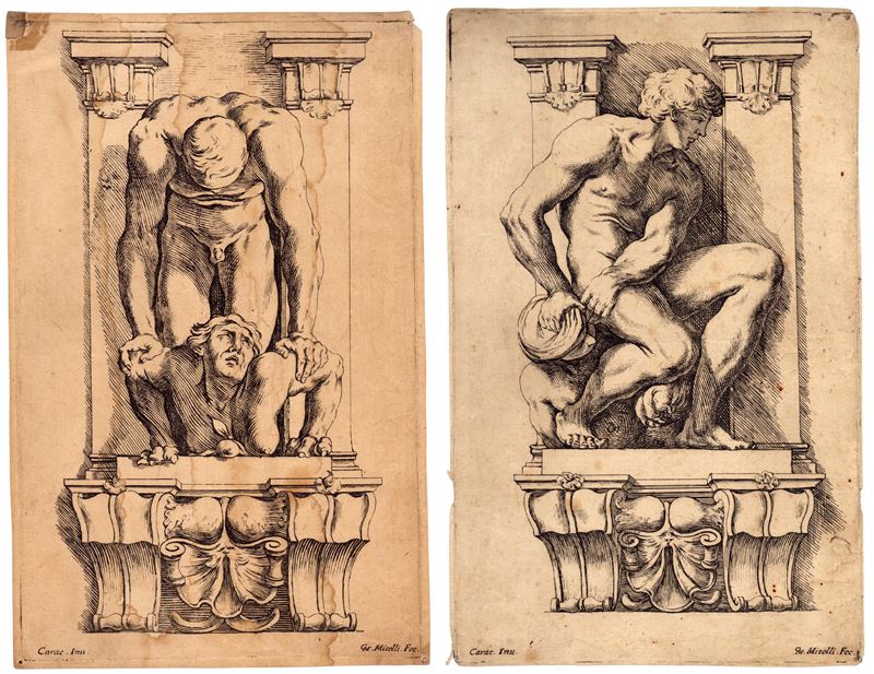 Giuseppe Maria Mitelli - L'enea Vagante, da Annibale Carracci