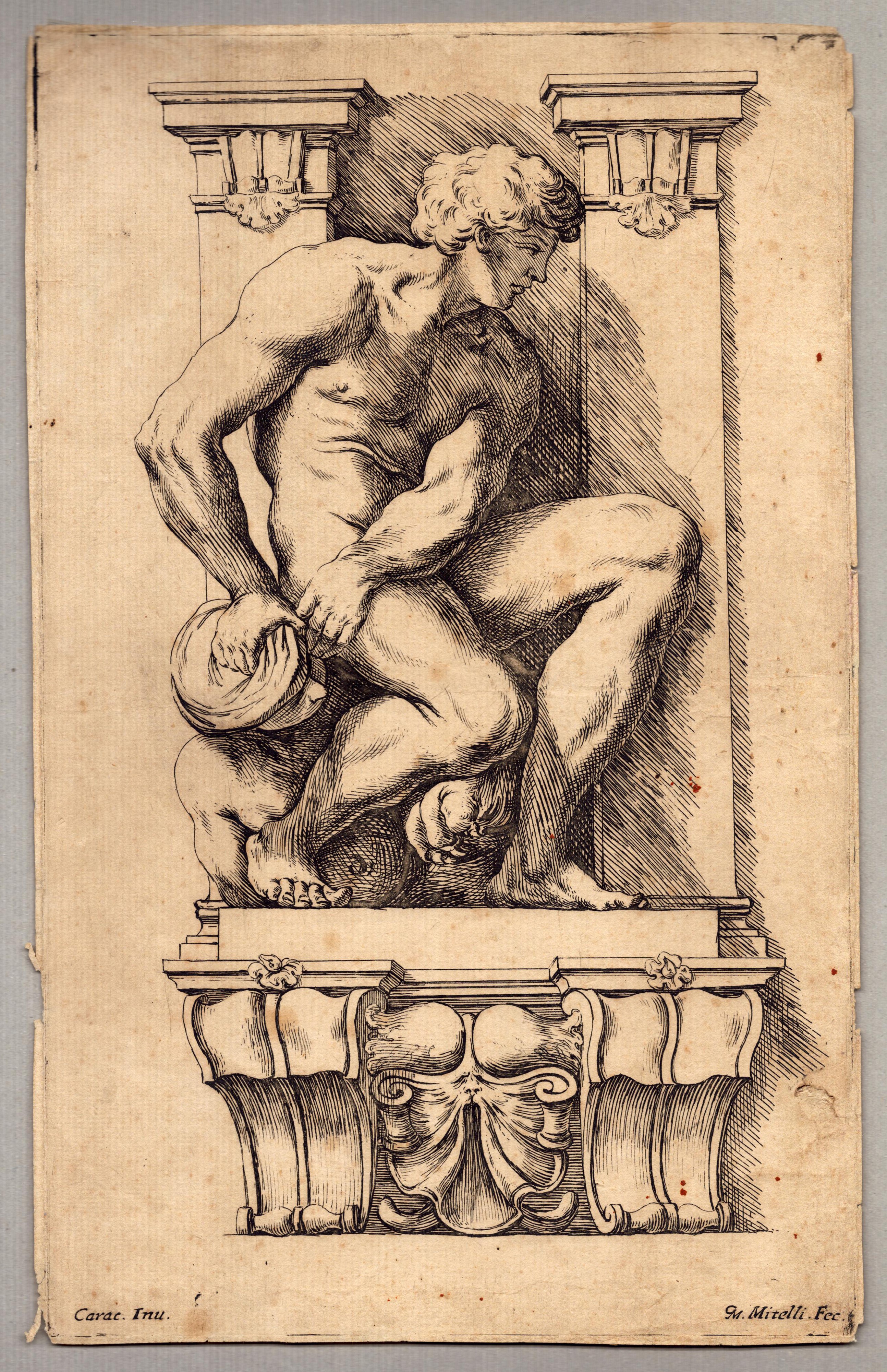 Giuseppe Maria Mitelli - L'enea Vagante, da Annibale Carracci