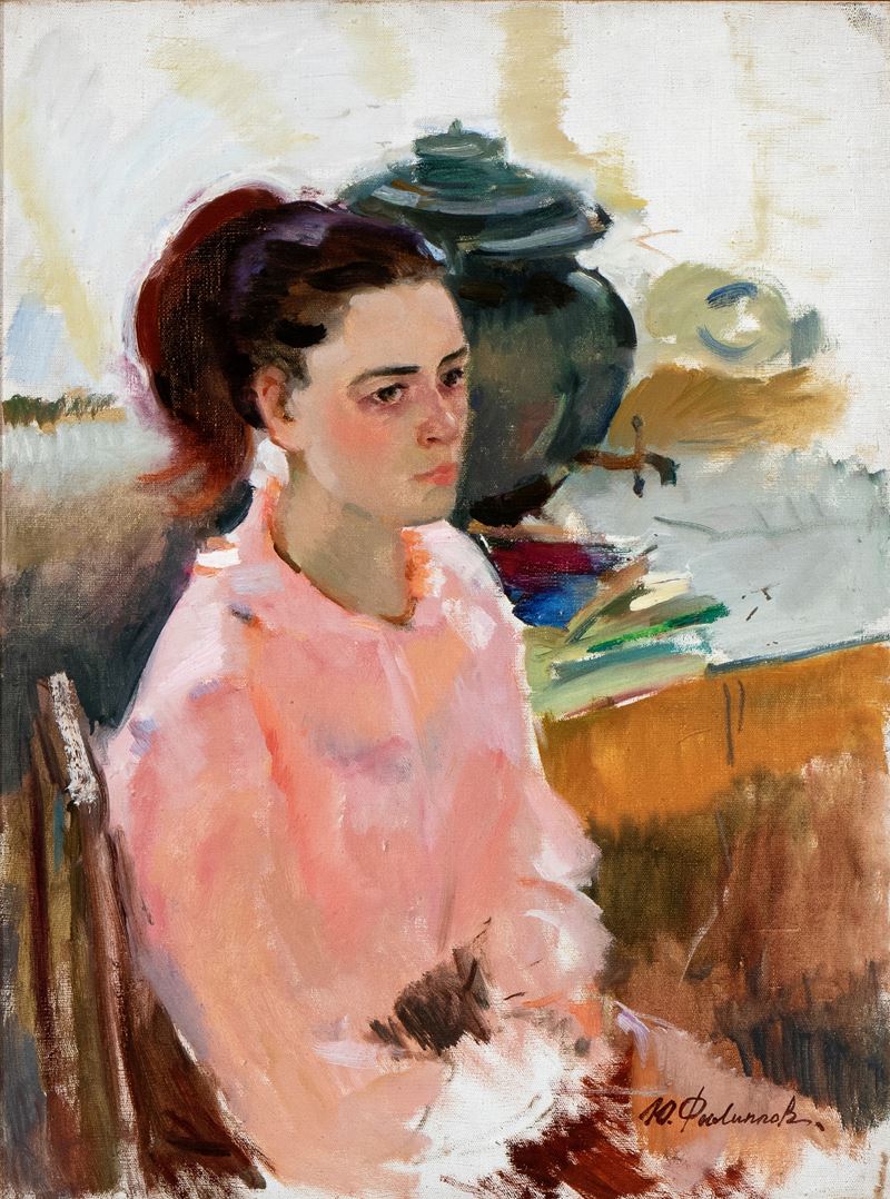 Filippo Yuri Ivanovic - Giovane Donna e Samovar